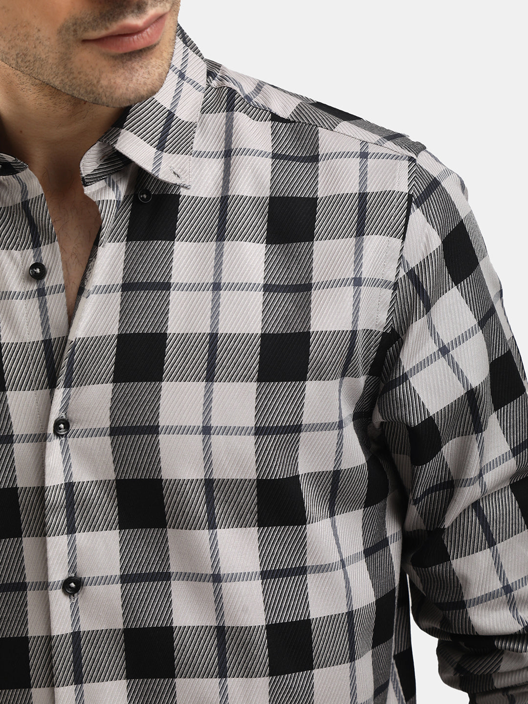 FULL SLEEVES CHECKED SHIRT