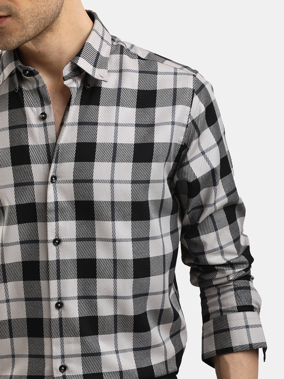 FULL SLEEVES CHECKED SHIRT