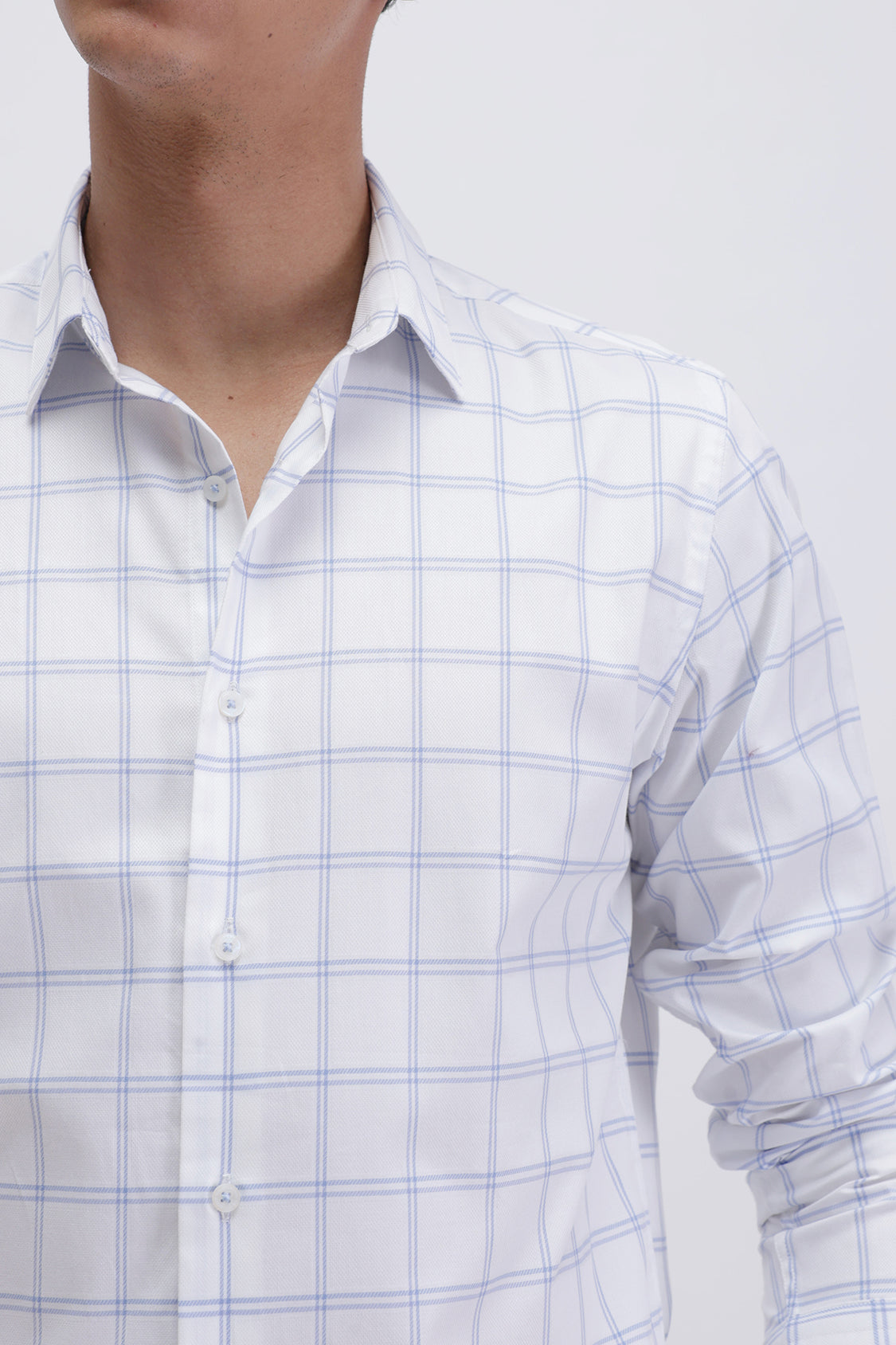 SLIM FIT CHECKERED SHIRT