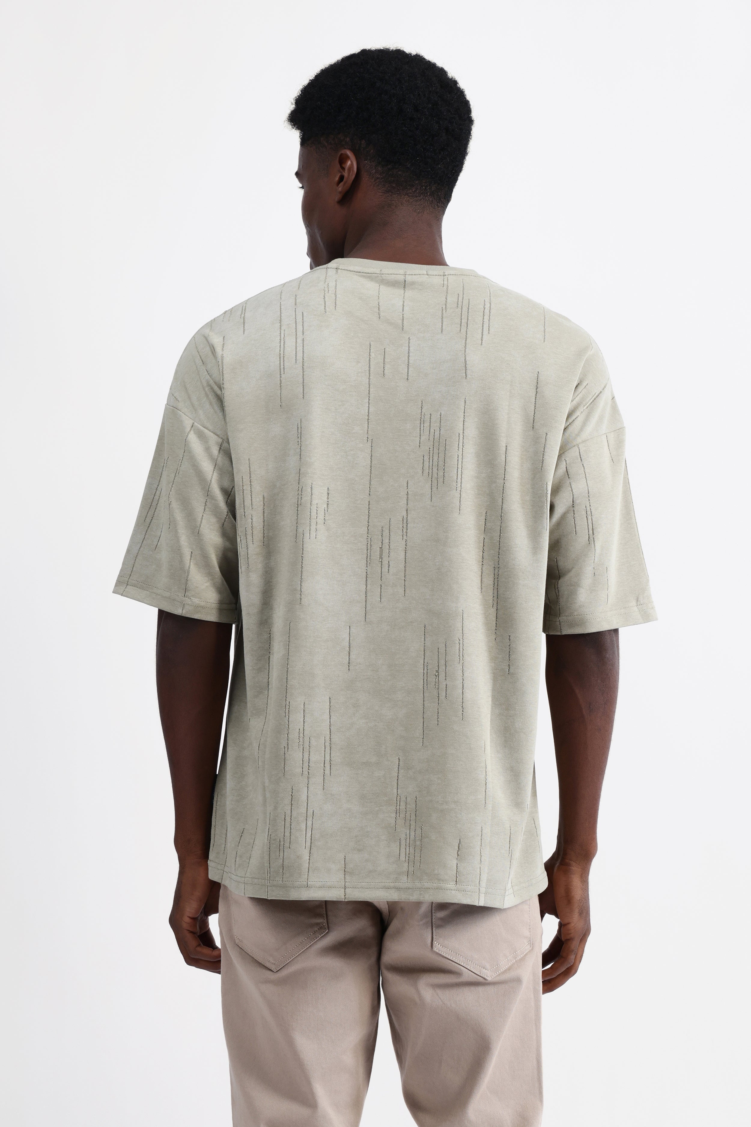 OVERSIZED TEXTURED T-SHIRT