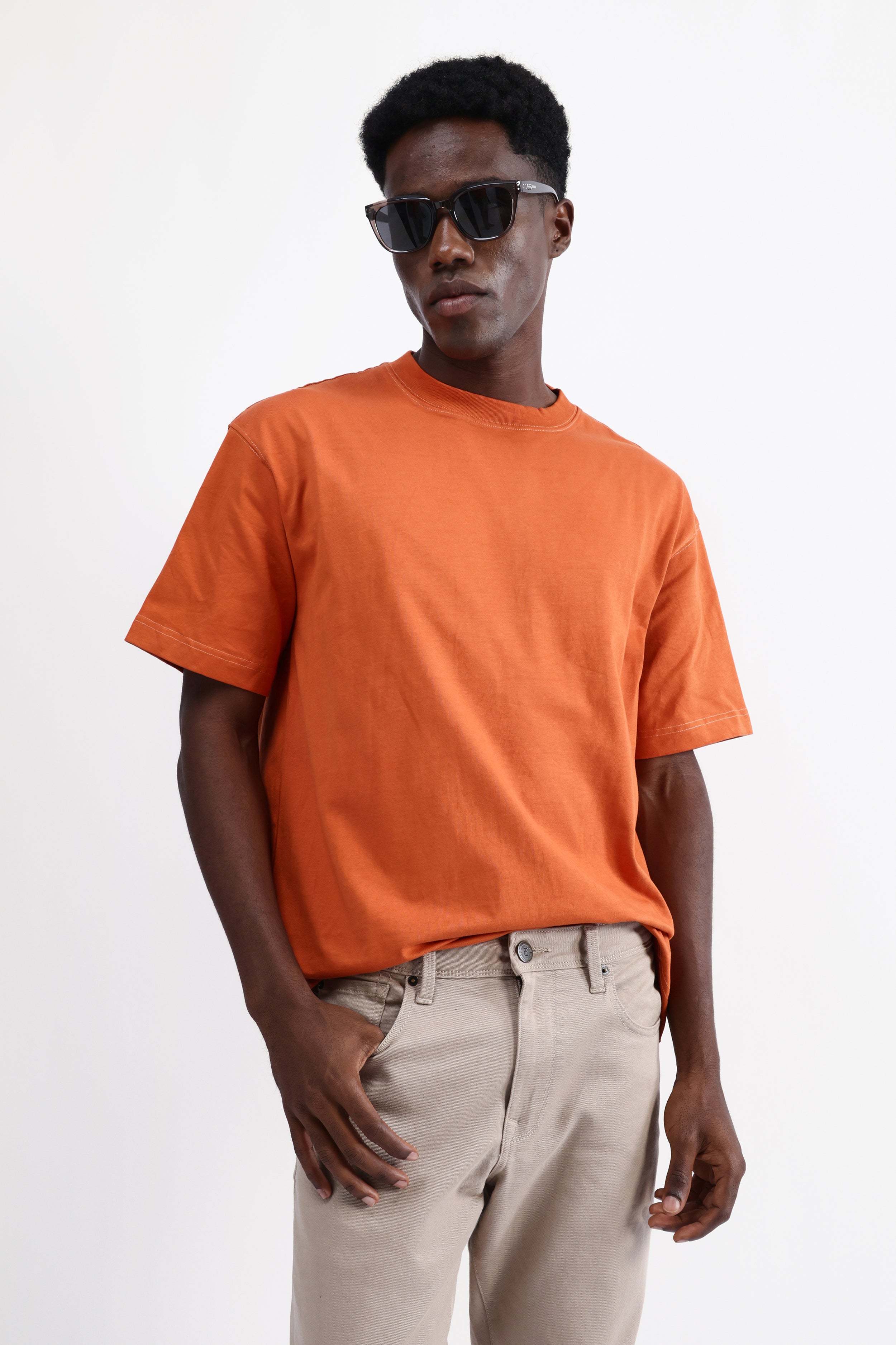 OVERSIZED PLAIN T-SHIRT