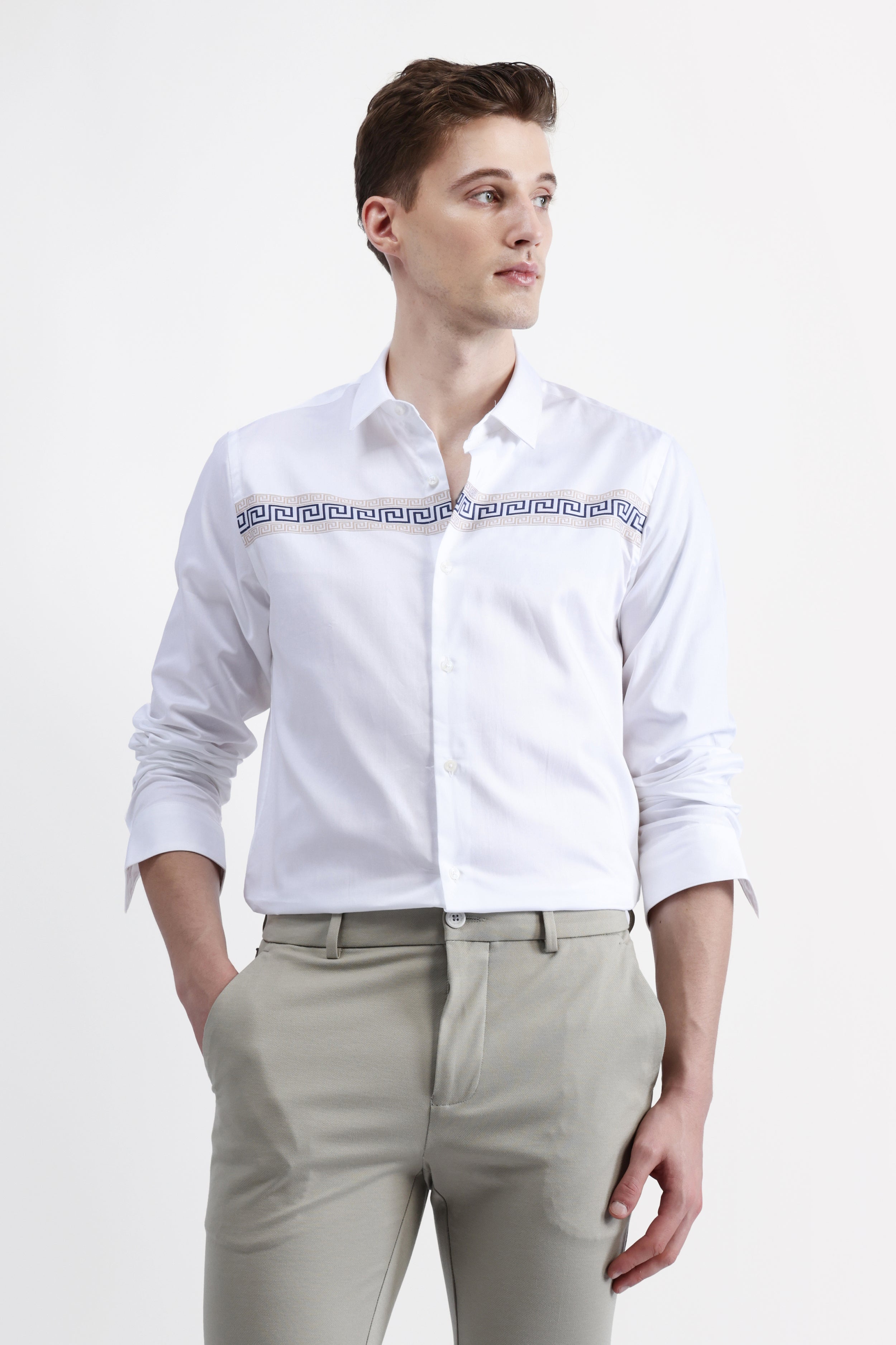 FULL SLEEVES STRIPED SHIRT