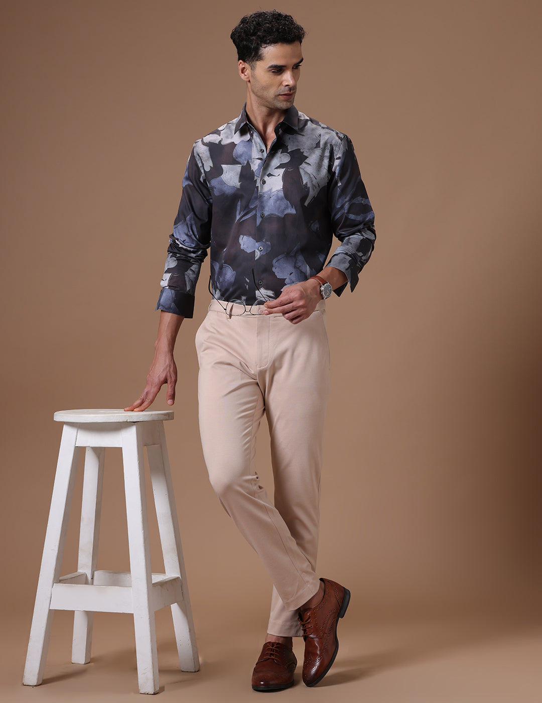 Slim fit Multi Smart casual wear 100% cotton Full sleeve Shirt (FURY)