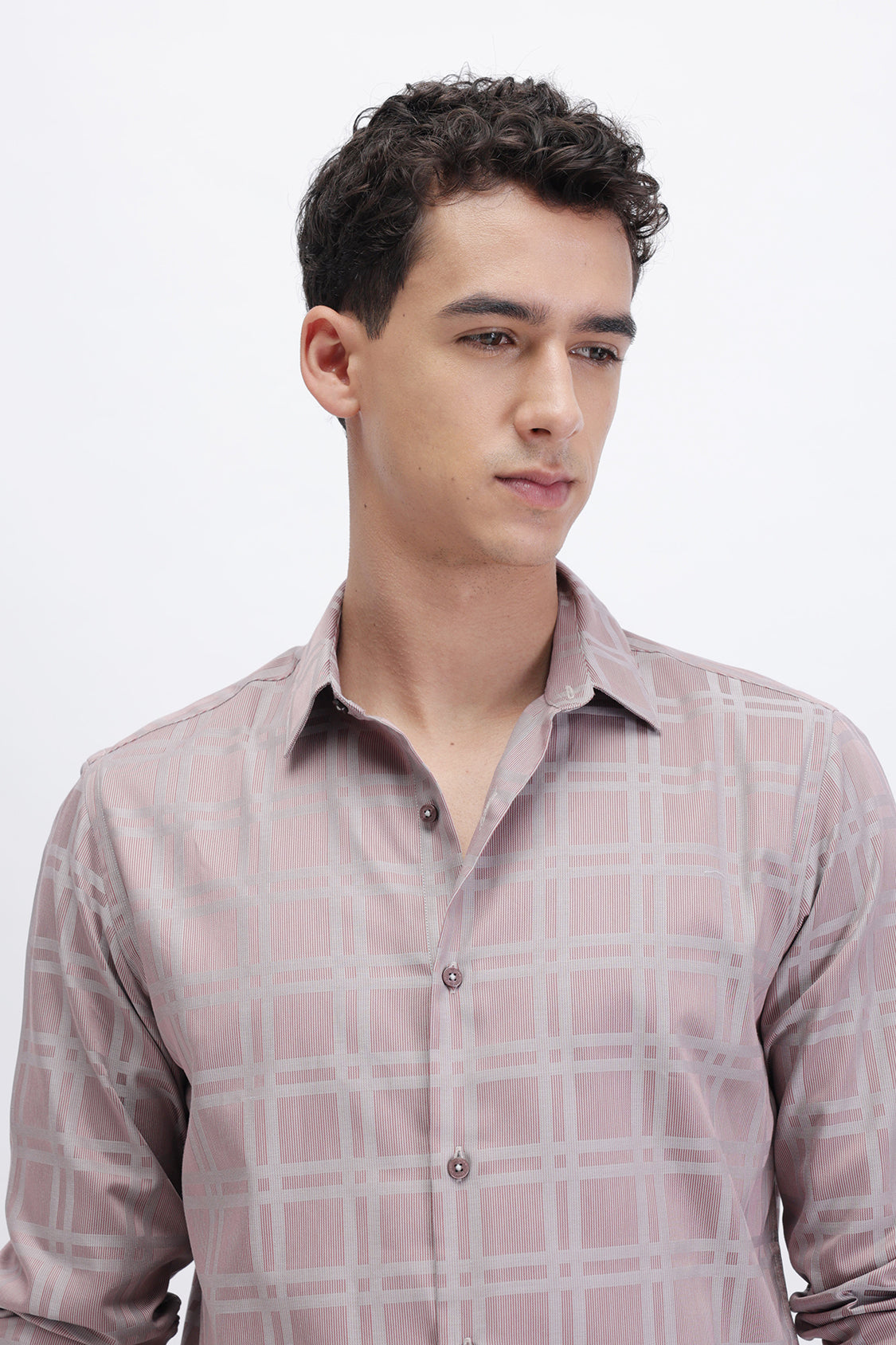 SLIM FIT CHECKED SHIRT