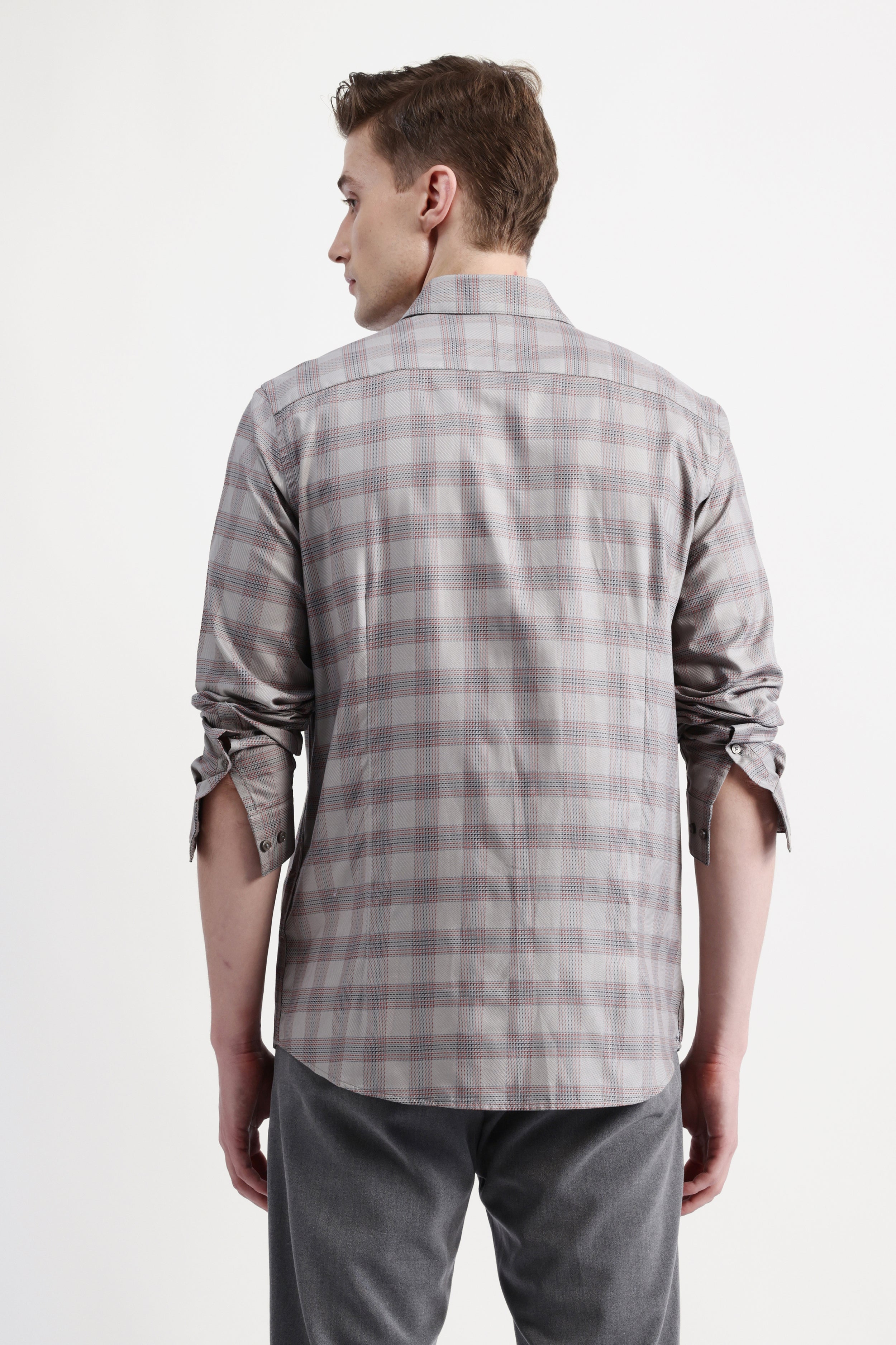 FULL SLEEVES CHECKED SHIRT