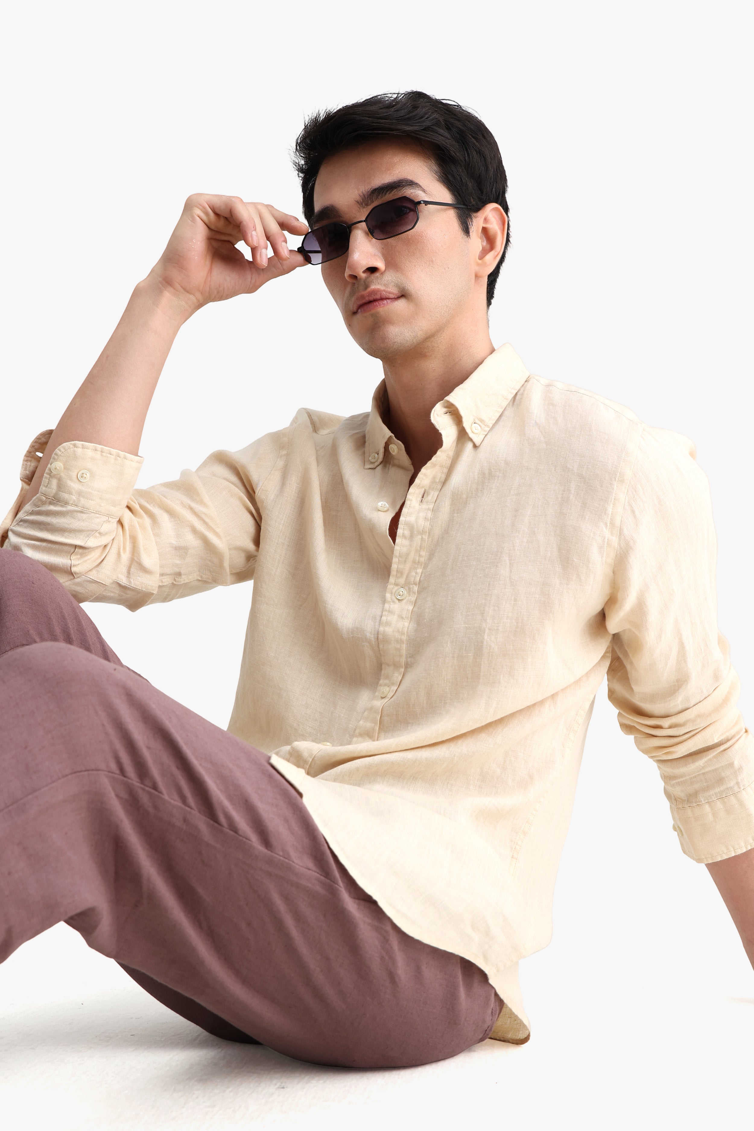 100% PURE LINEN SHIRT
