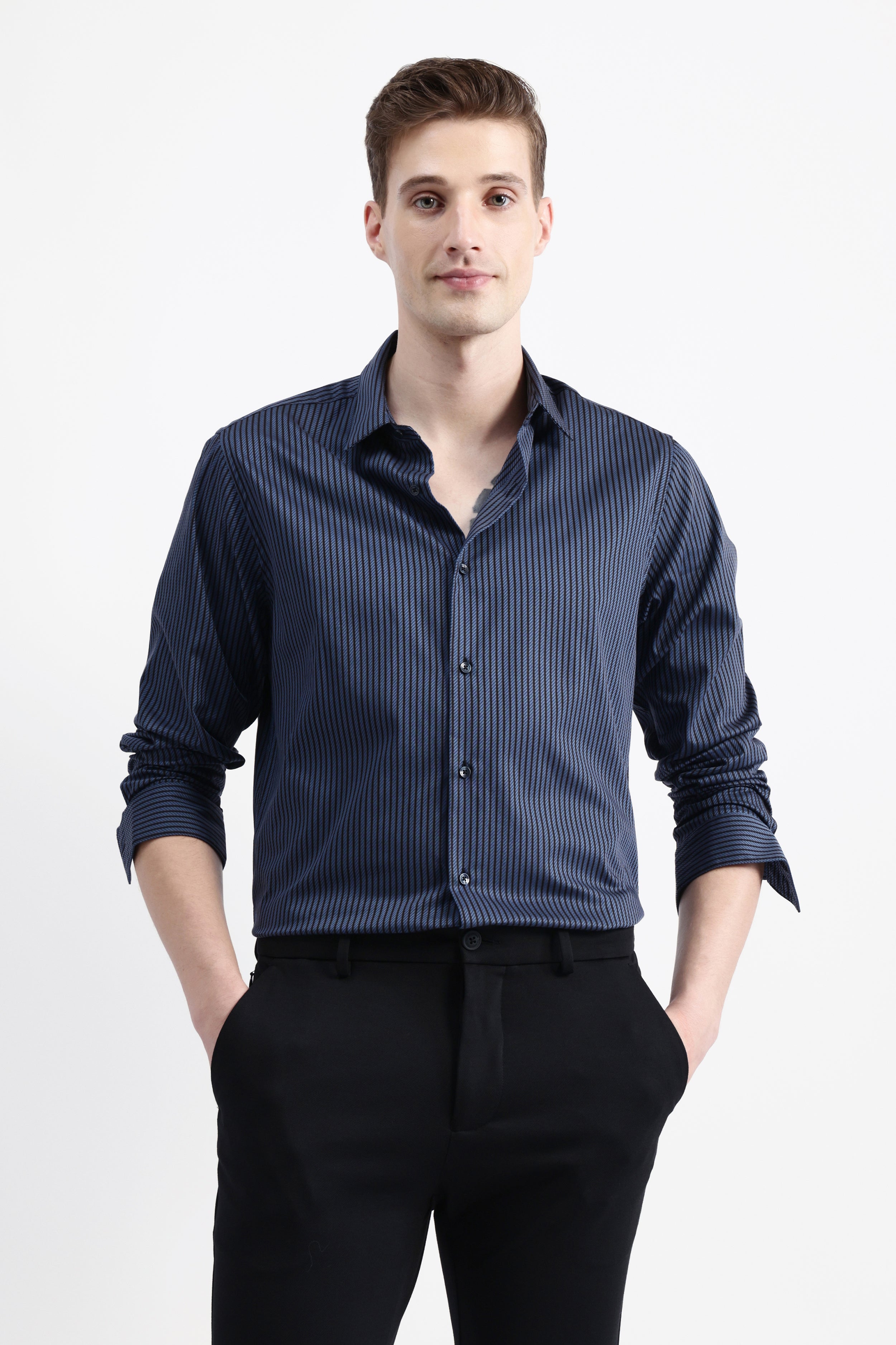 FULL SLEEVES STRIPED SHIRT