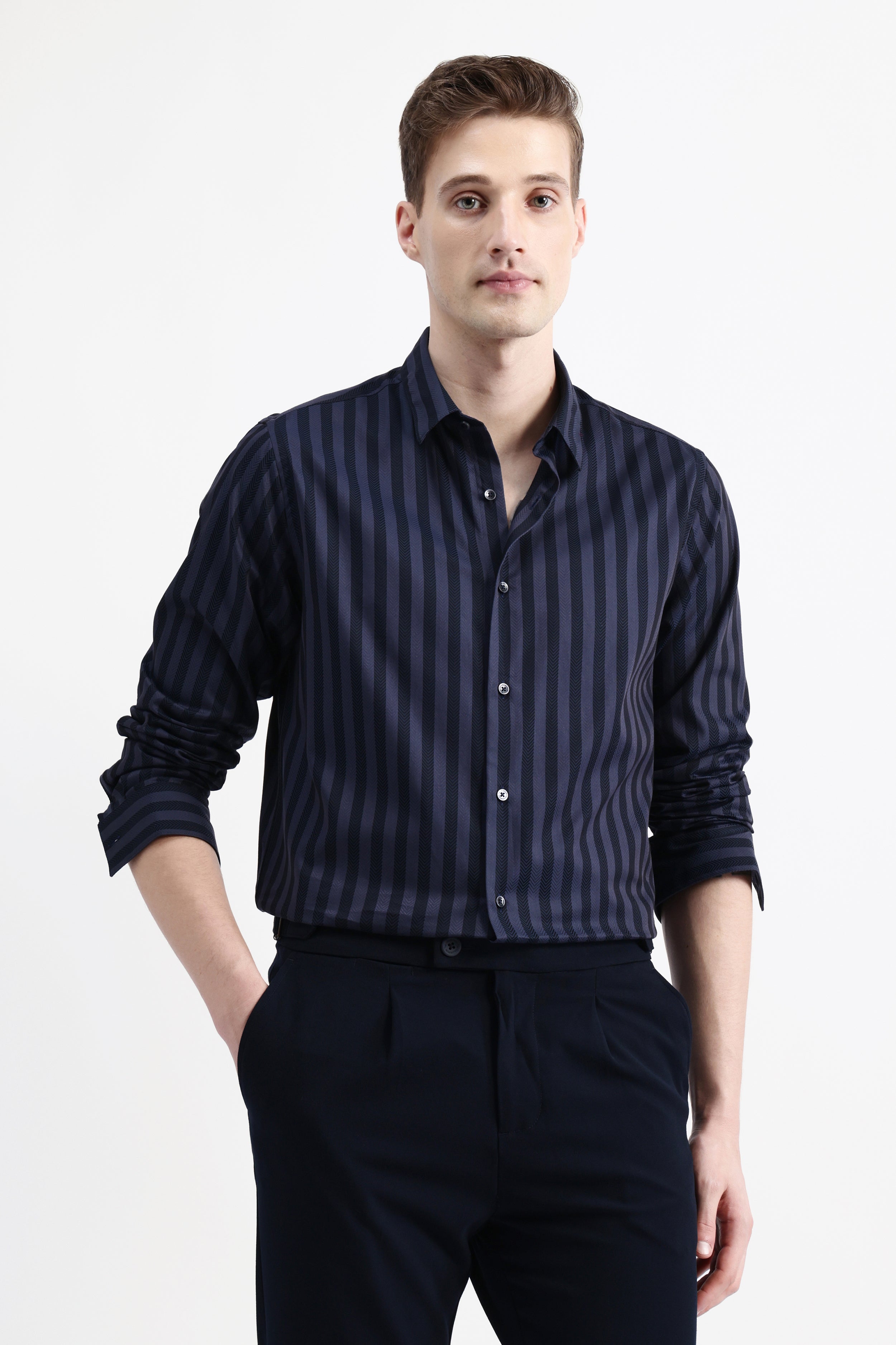 FULL SLEEVES STRIPED SHIRT