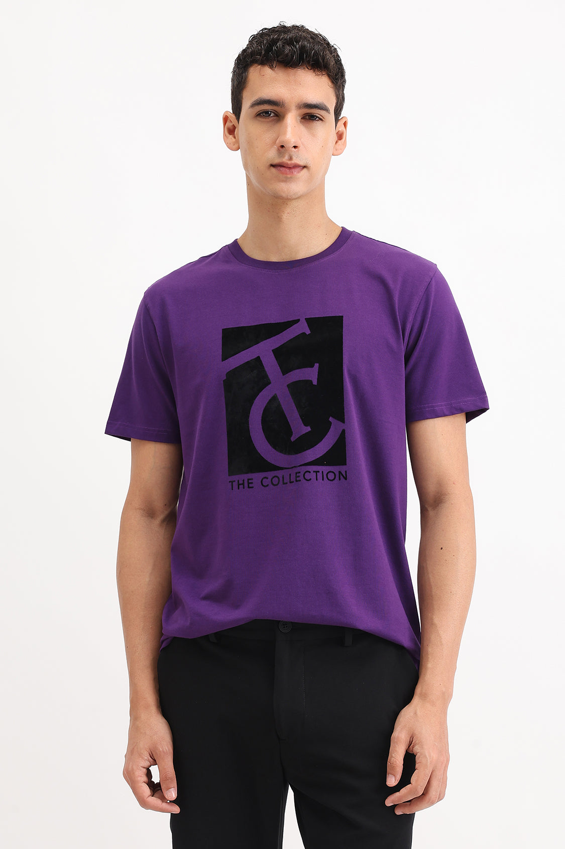 VELVET PRINT T-SHIRT