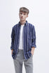 VERTICAL STRIPED SLIM FIT SHIRT
