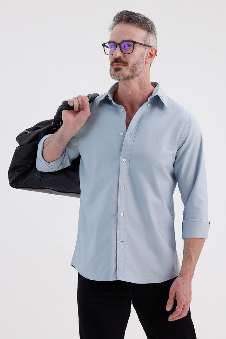 BLUE FOG OXFORD SHIRT