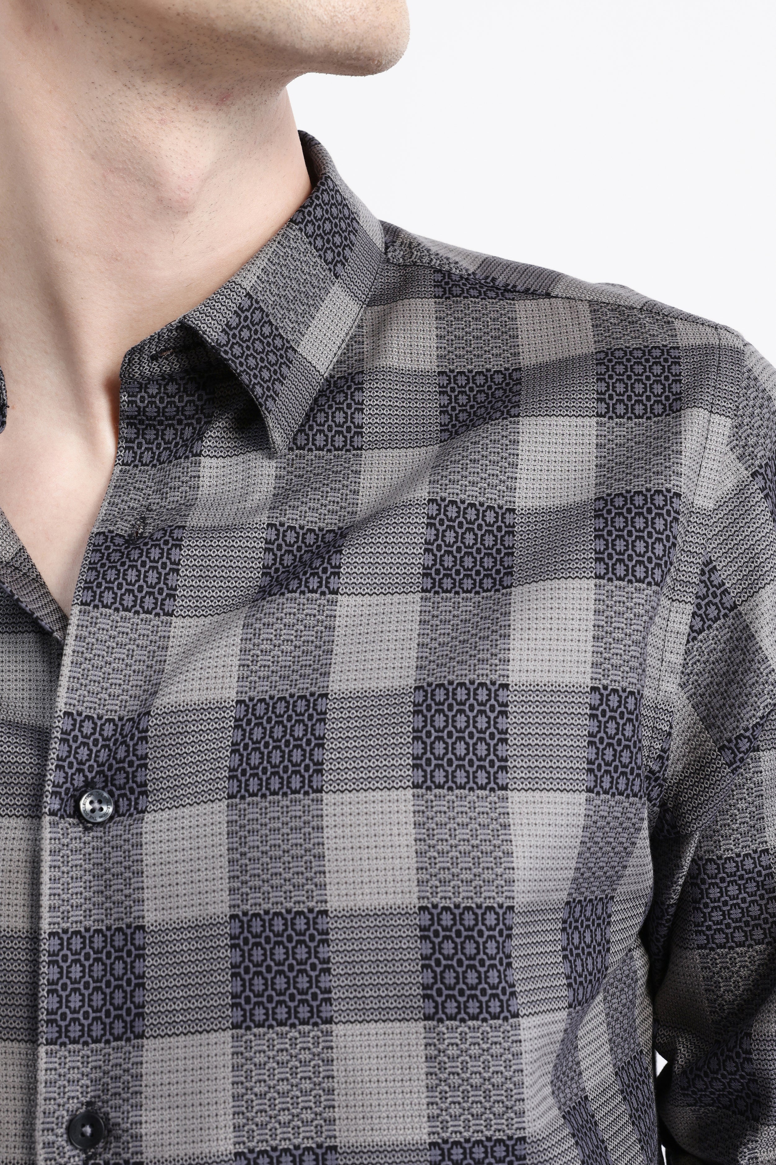 FULL SLEEVES CHECKED SHIRT
