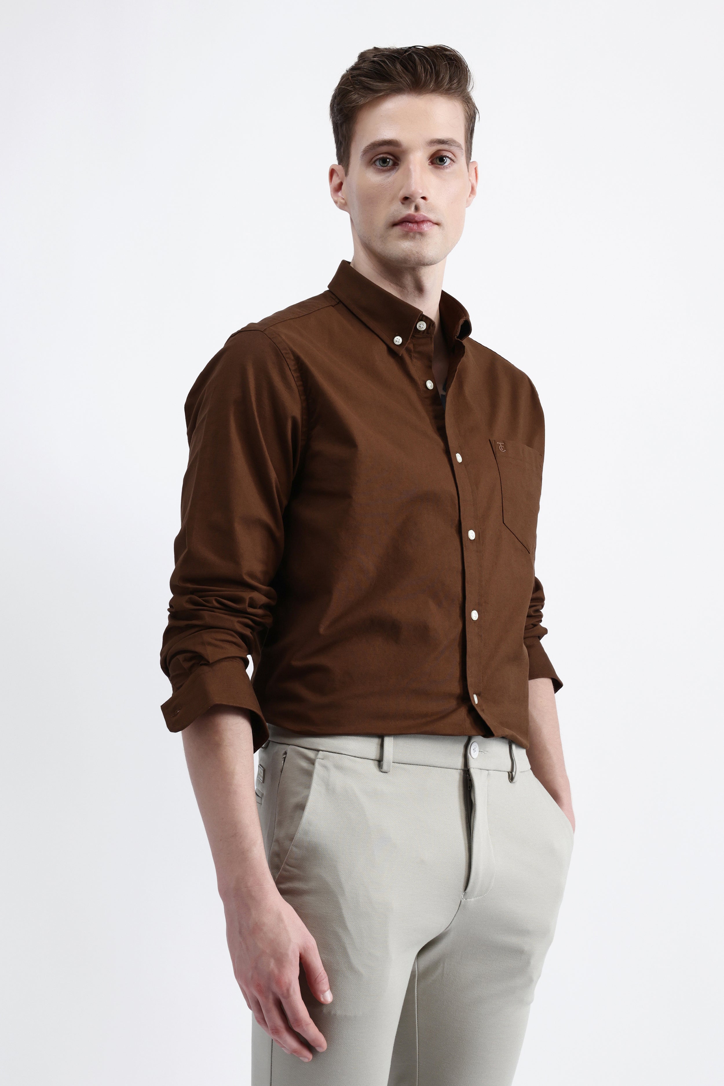 FULL SLEEVES SOLID SHIRT