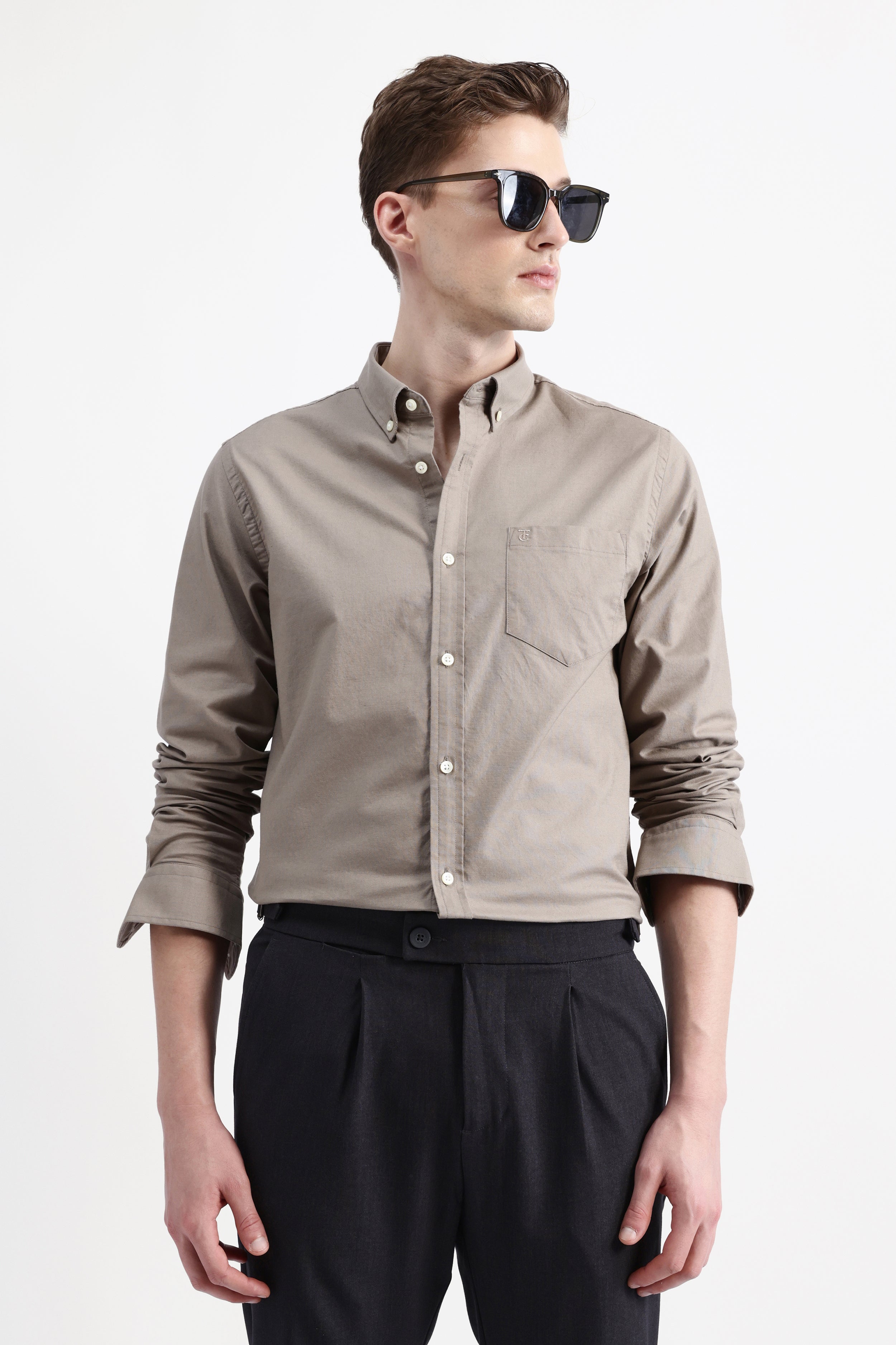 FULL SLEEVES SOLID SHIRT