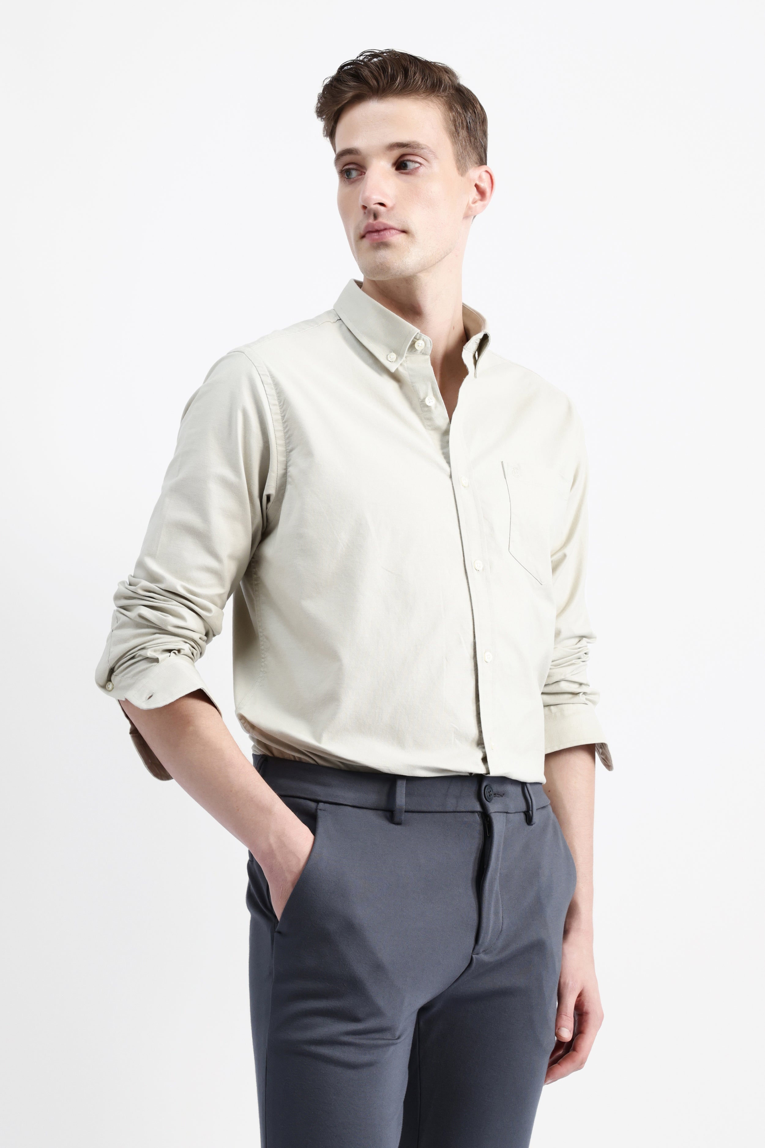 FULL SLEEVES SOLID SHIRT