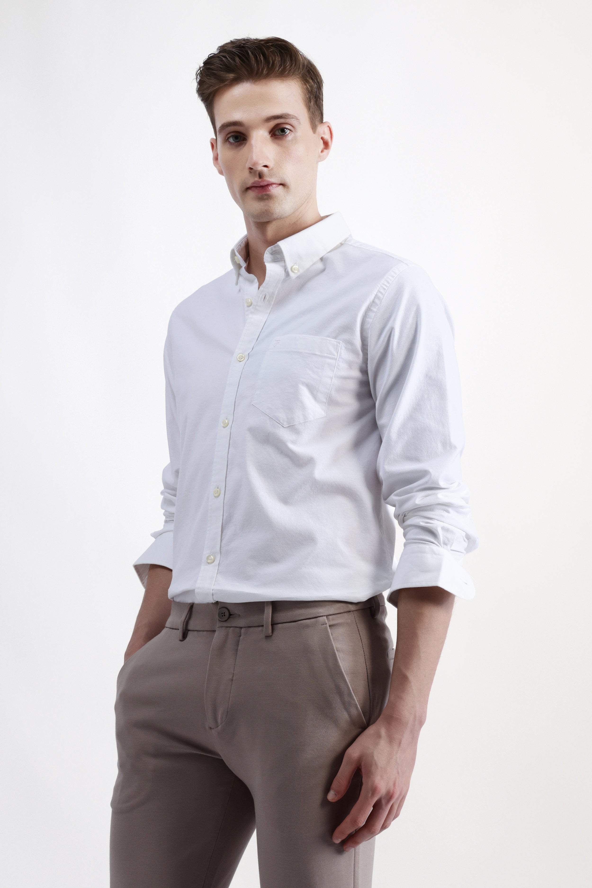 FULL SLEEVES SOLID SHIRT