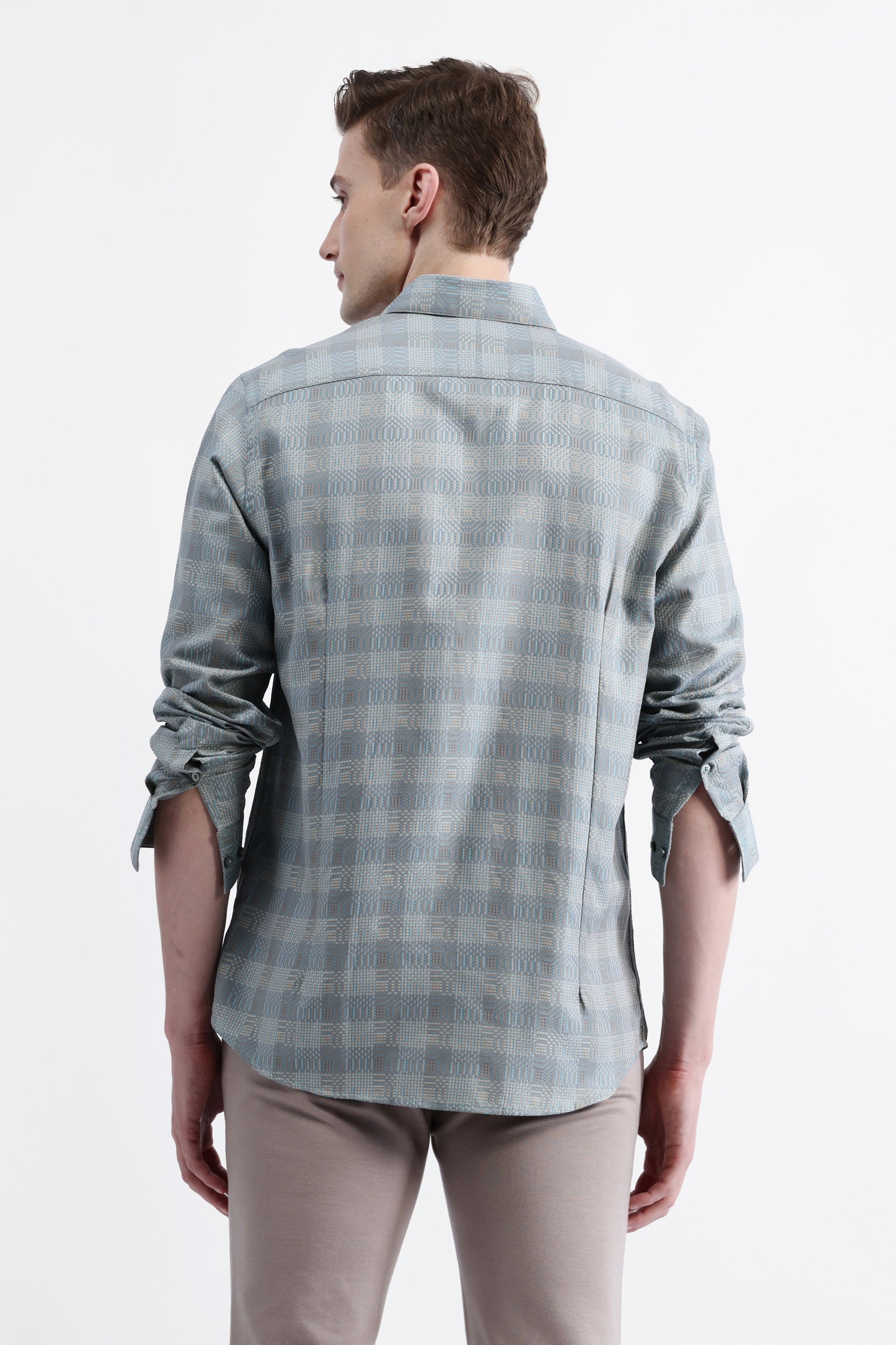 FULL SLEEVES CHECKED SHIRT