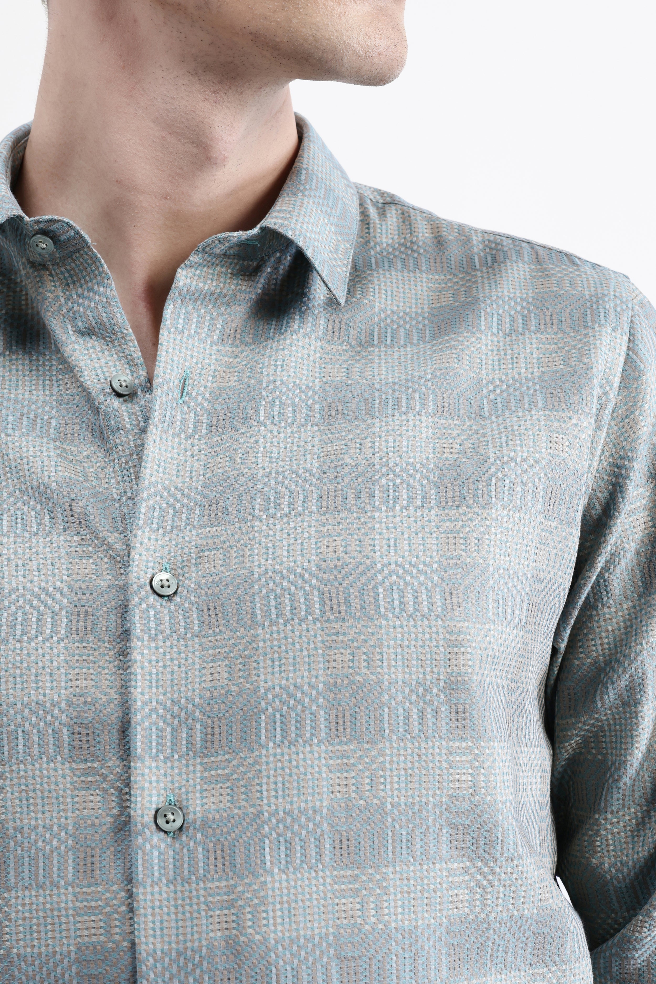 FULL SLEEVES CHECKED SHIRT