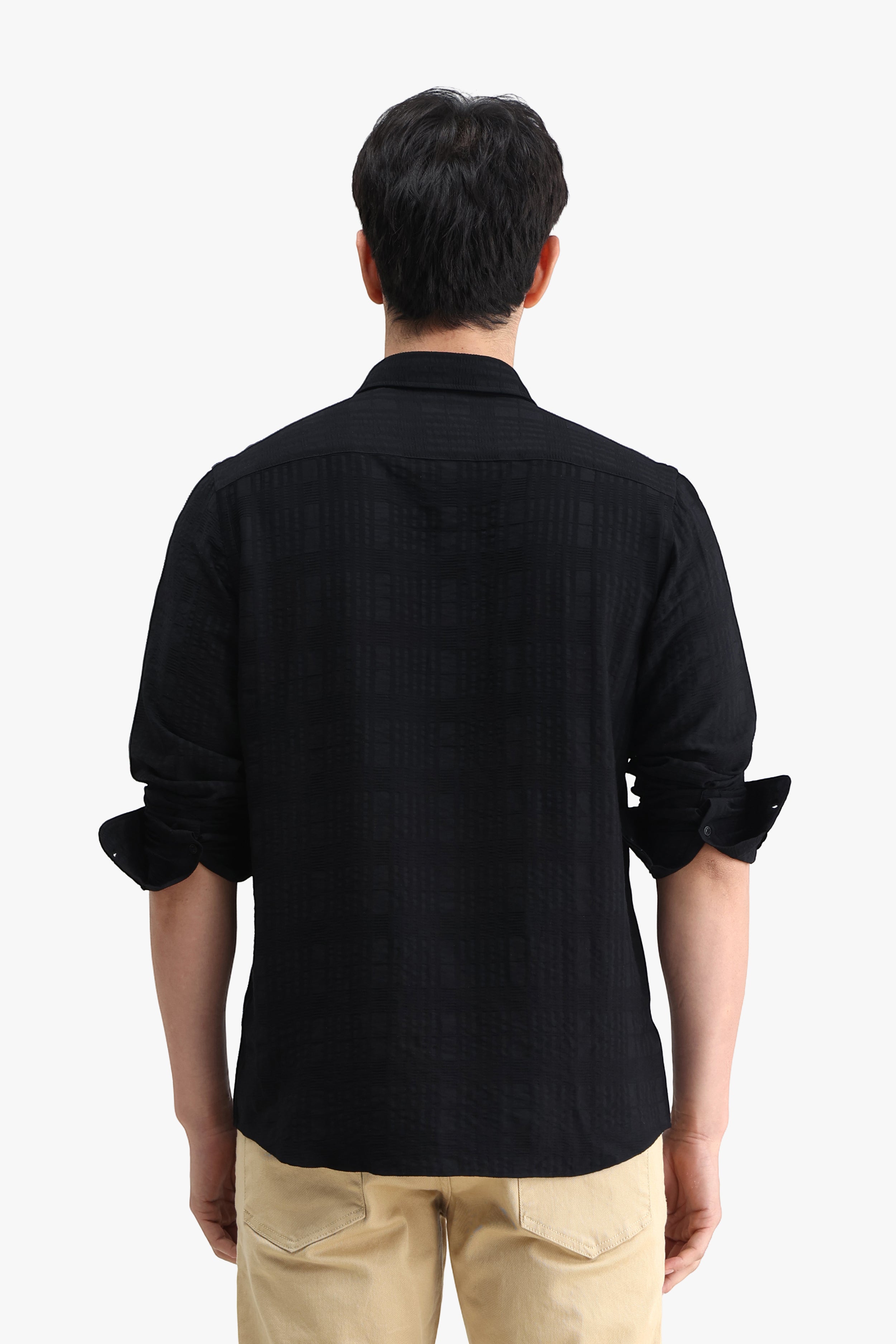 Viscose Blend Solid Shirt