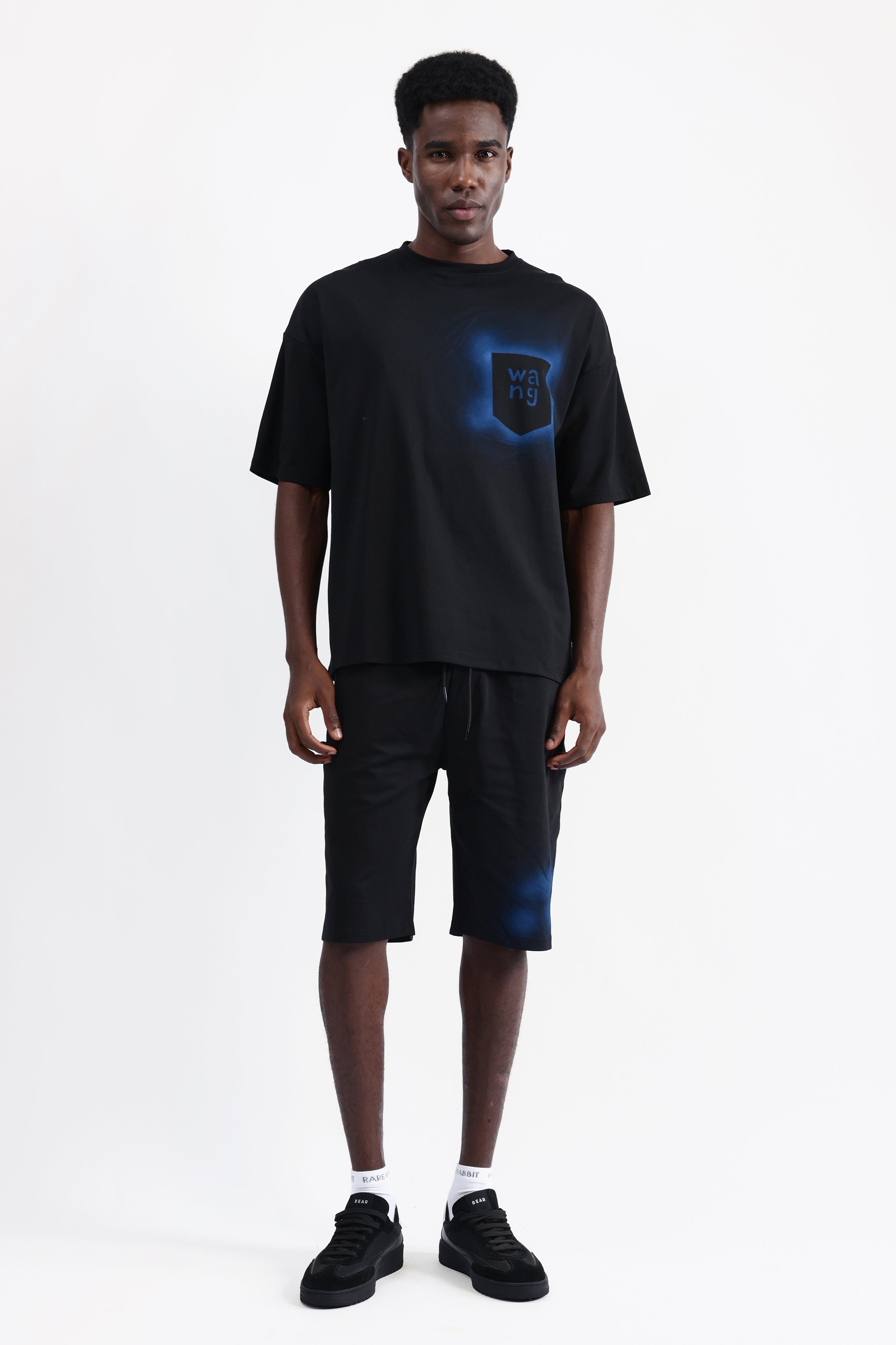 ABSTRACT PRINT OVERSIZED T-SHIRT