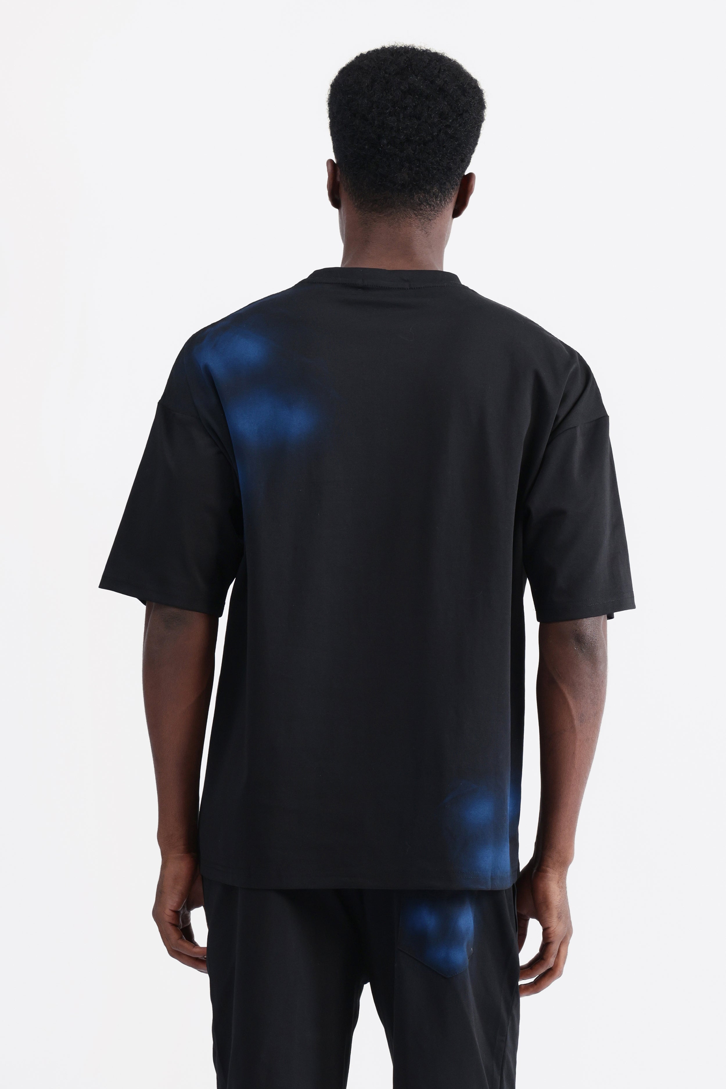 ABSTRACT PRINT OVERSIZED T-SHIRT