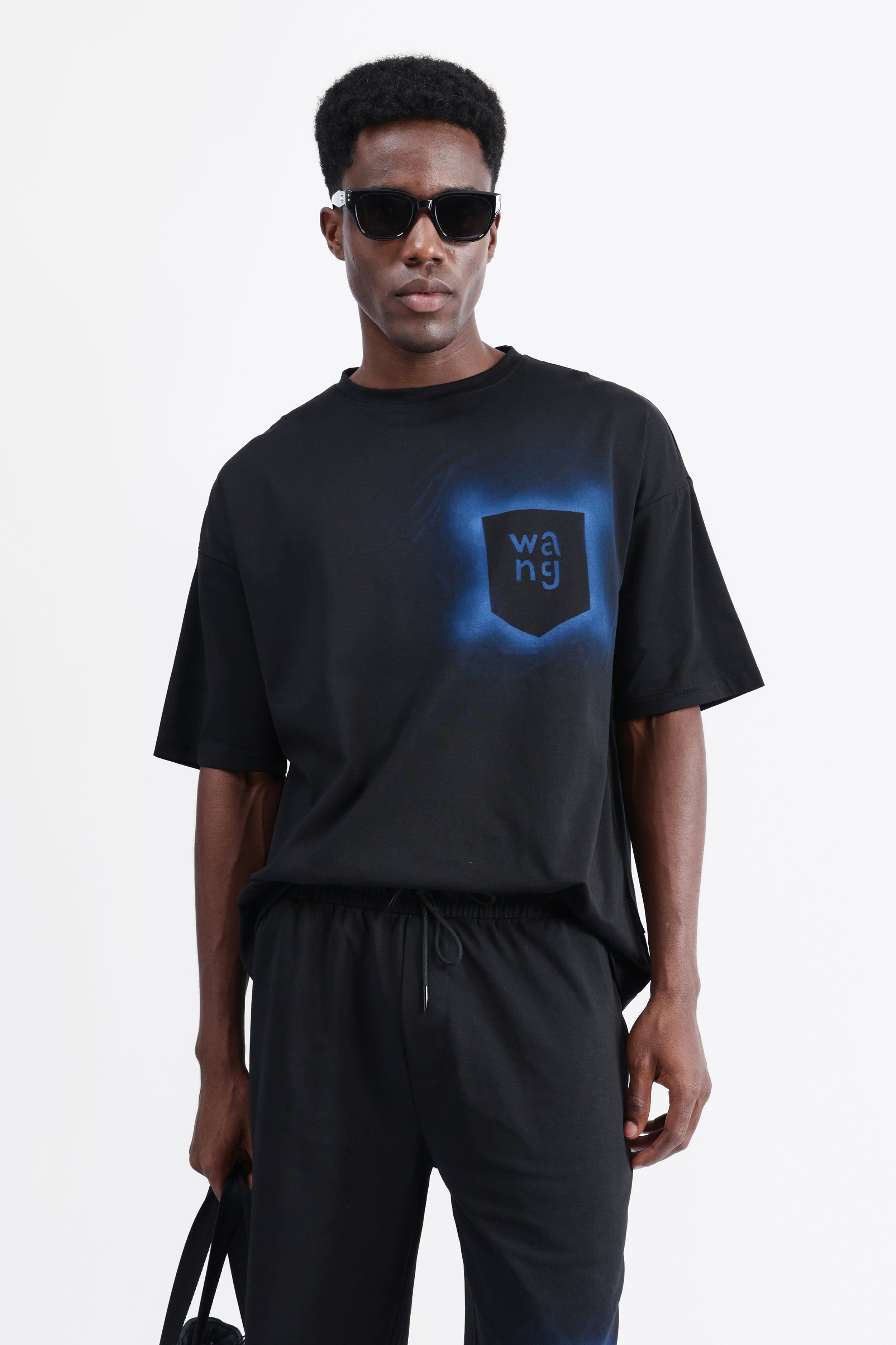 ABSTRACT PRINT OVERSIZED T-SHIRT