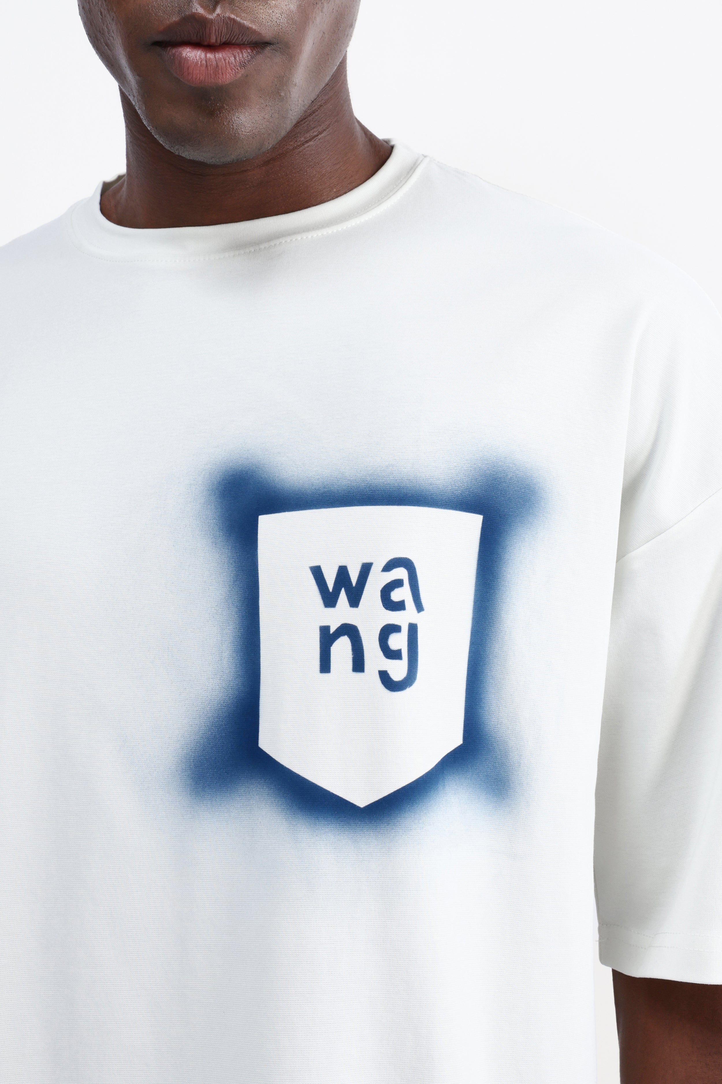 ABSTRACT PRINT OVERSIZED T-SHIRT