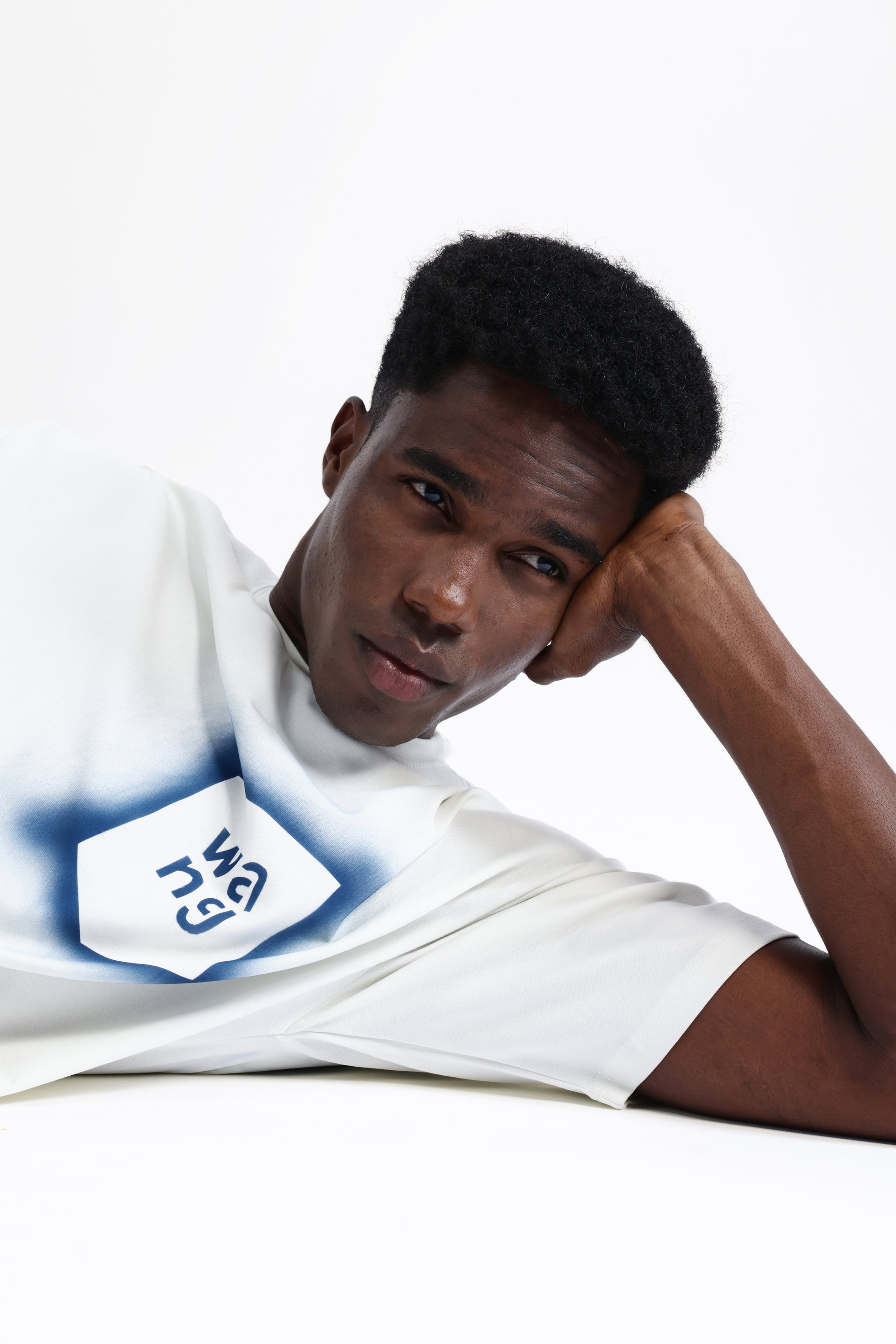 ABSTRACT PRINT OVERSIZED T-SHIRT