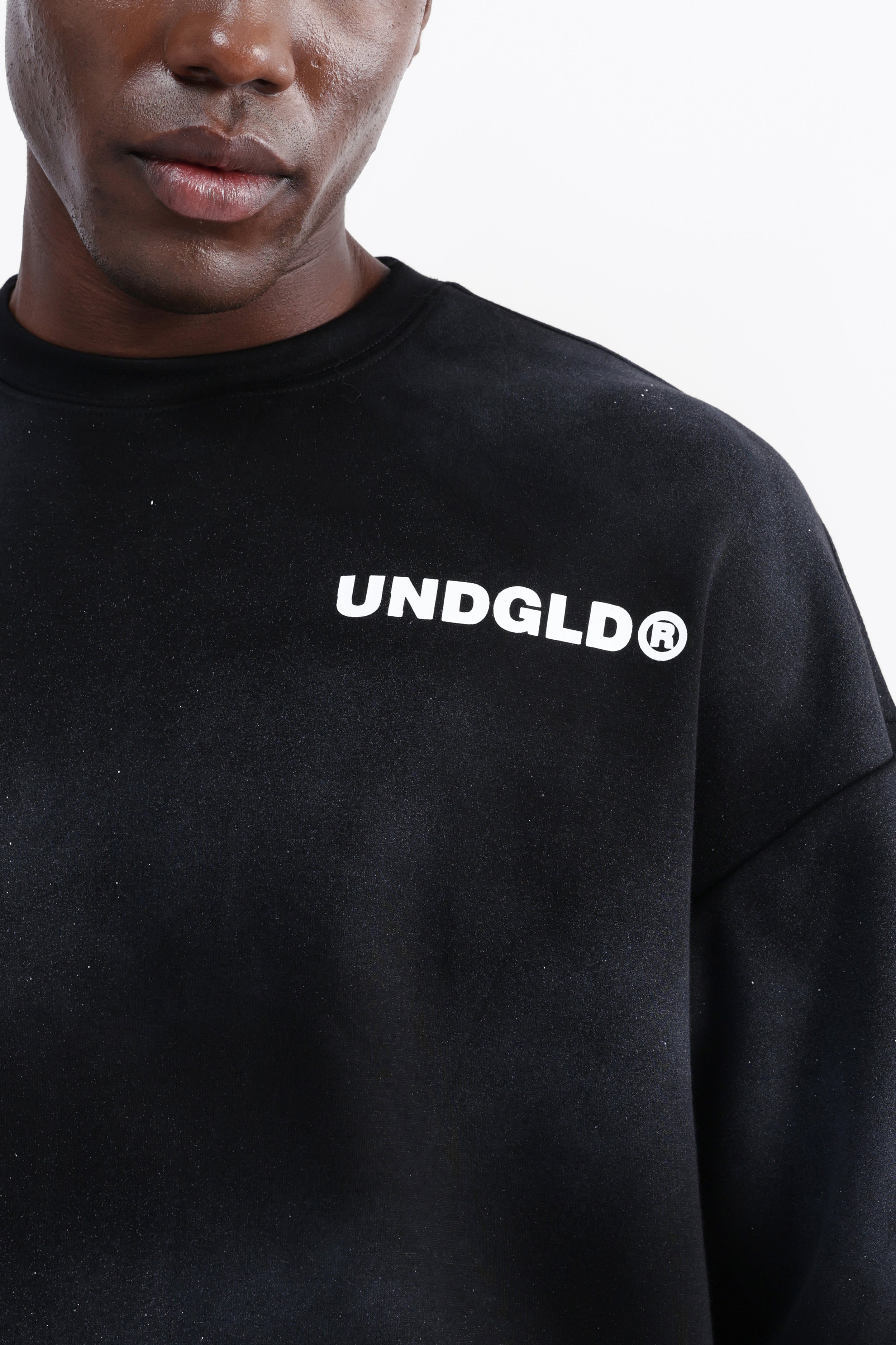 ABSTRACT PRINT OVERSIZED T-SHIRT