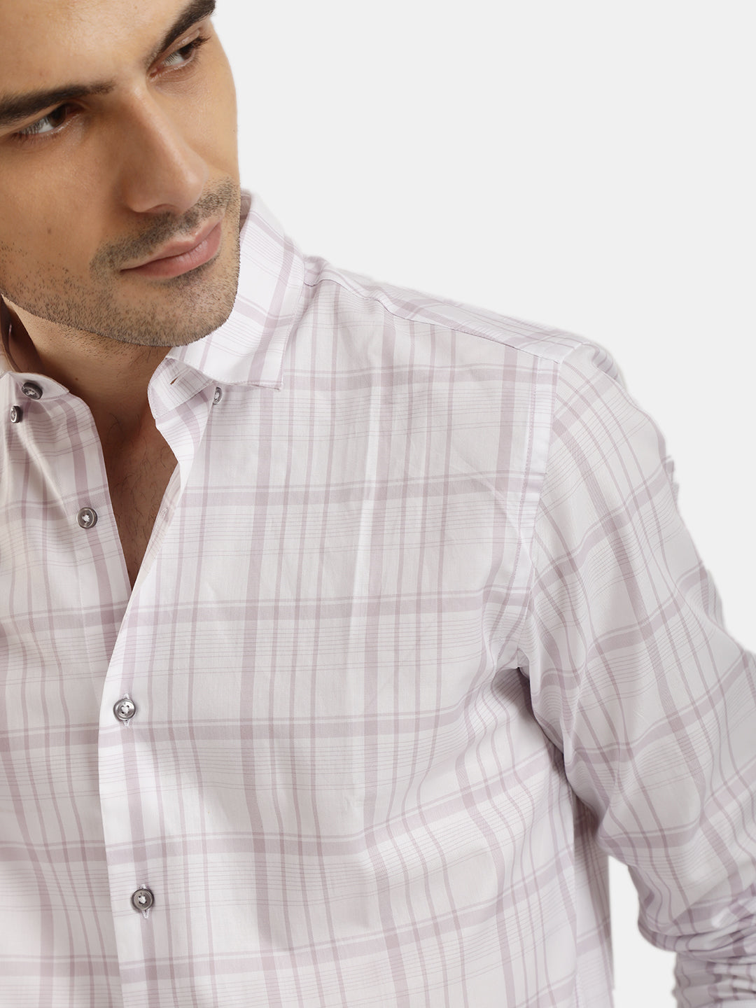COTTON CHECKED SHIRT
