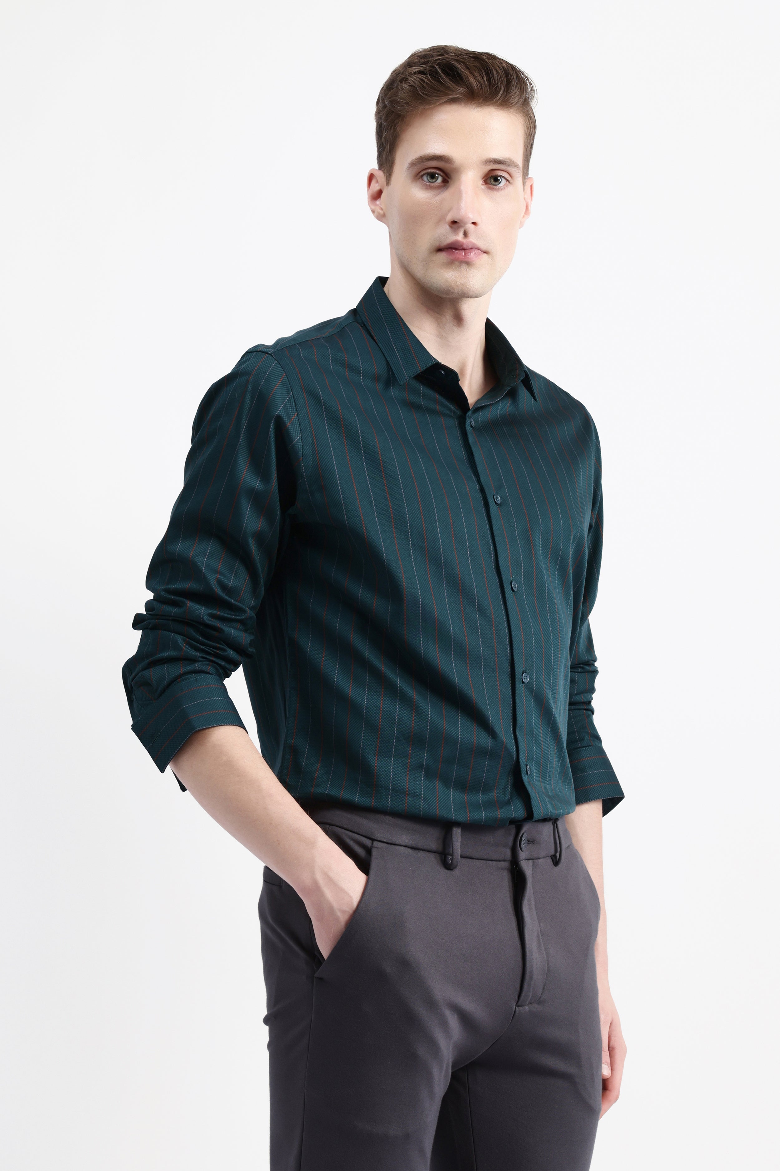 FULL SLEEVES STRIPED SHIRT