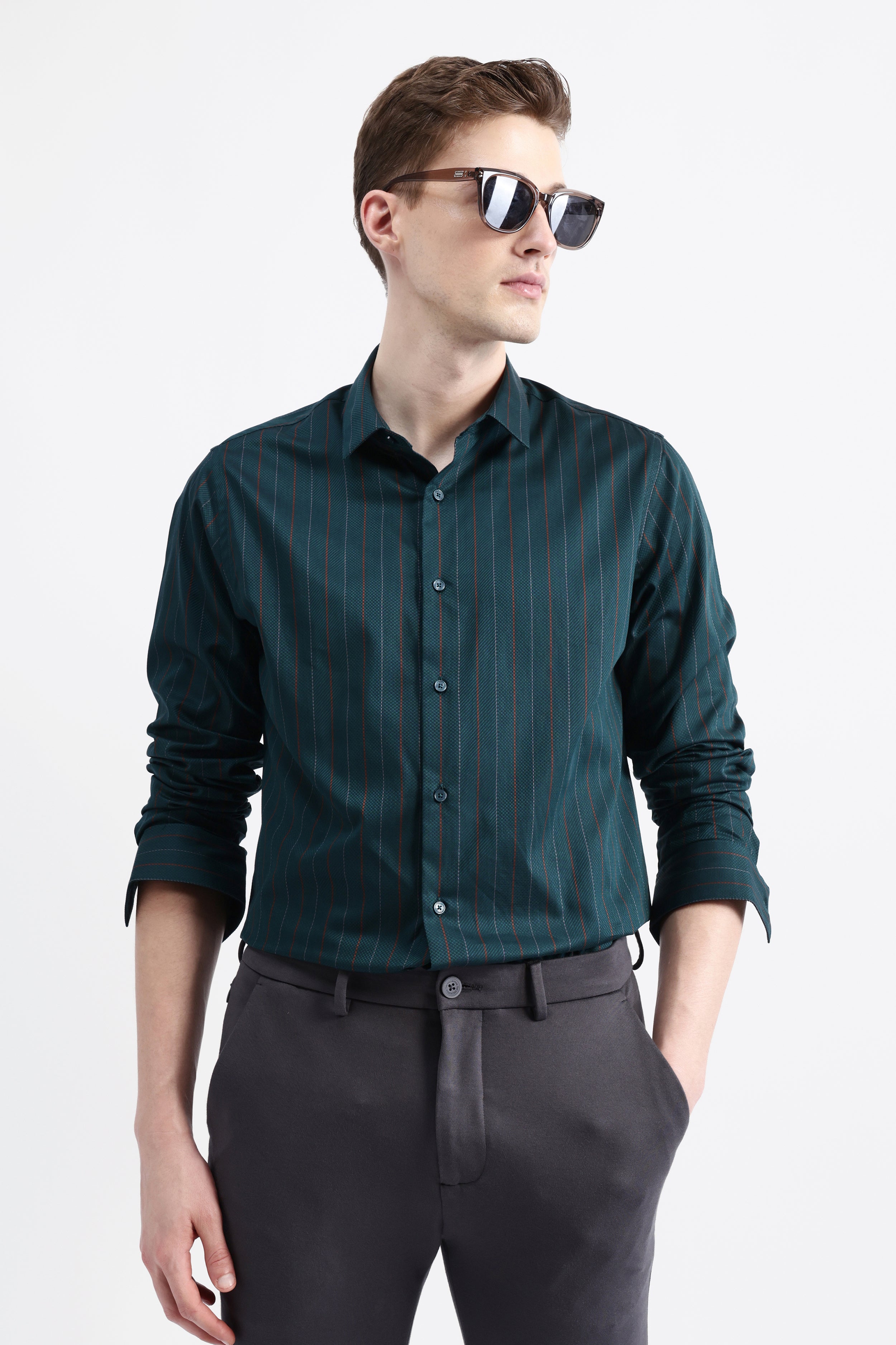 FULL SLEEVES STRIPED SHIRT