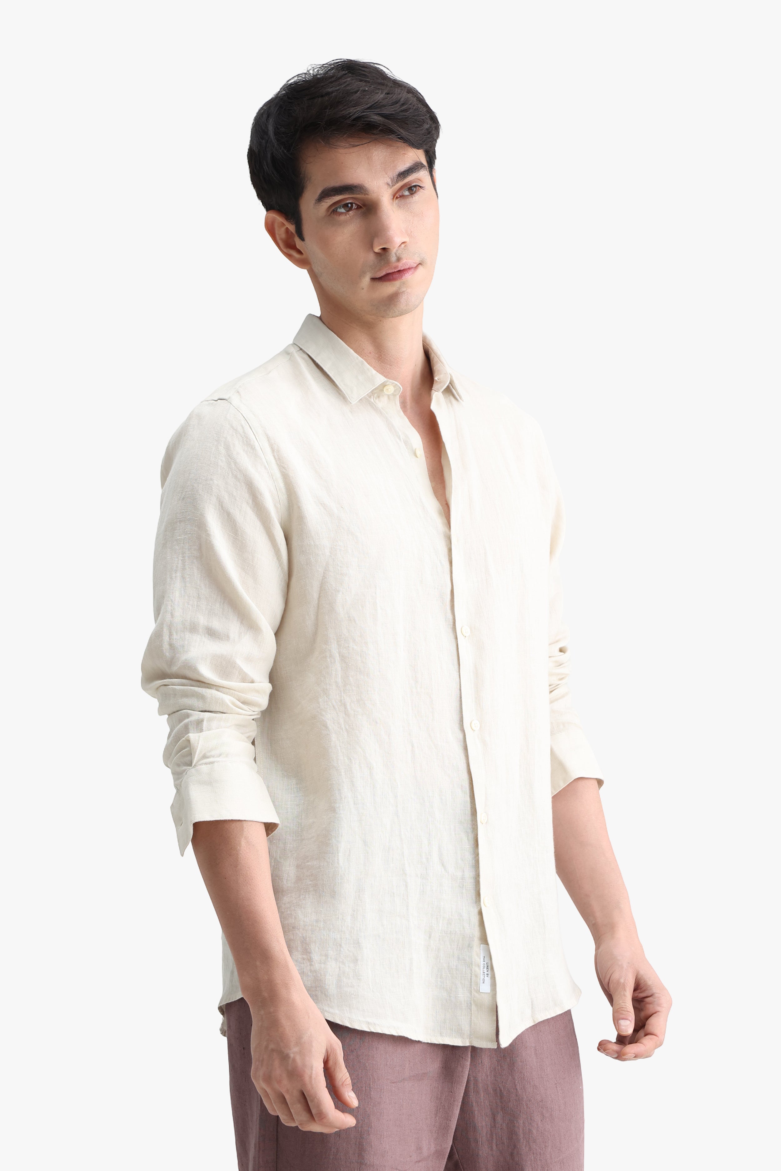100% PURE LINEN FULL SLEEVE SHIRT