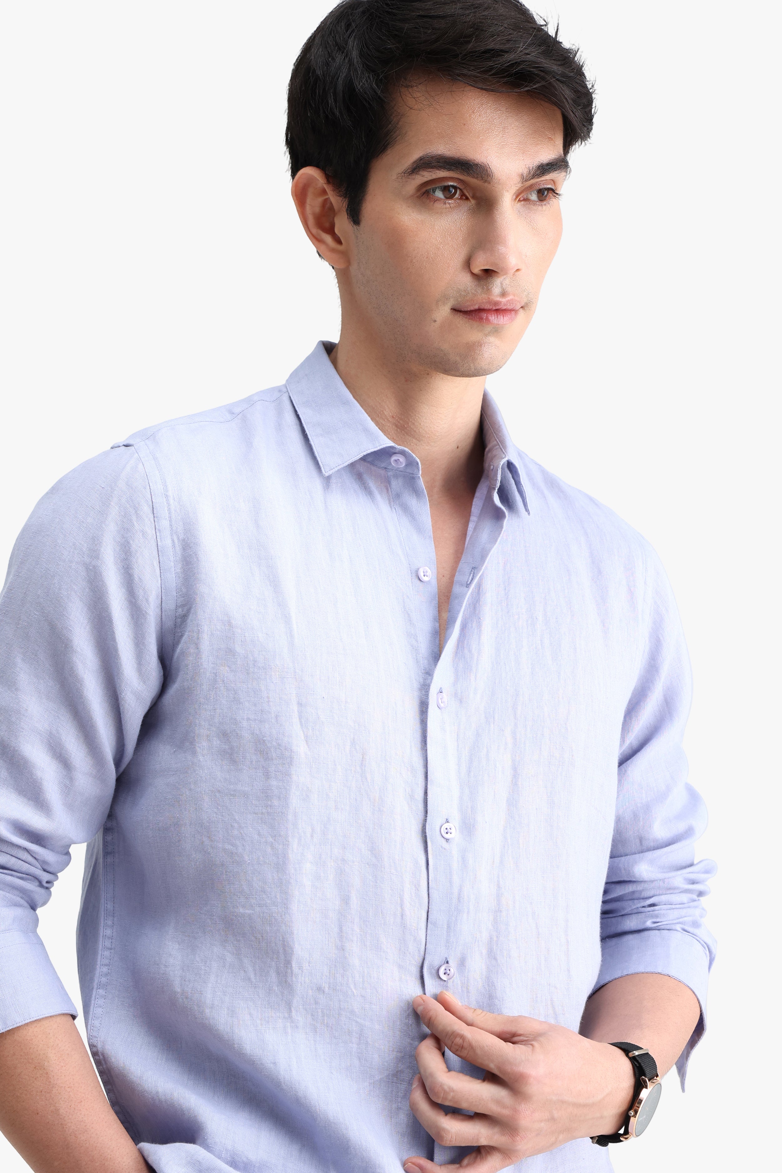 100% PURE LINEN FULL SLEEVE SHIRT