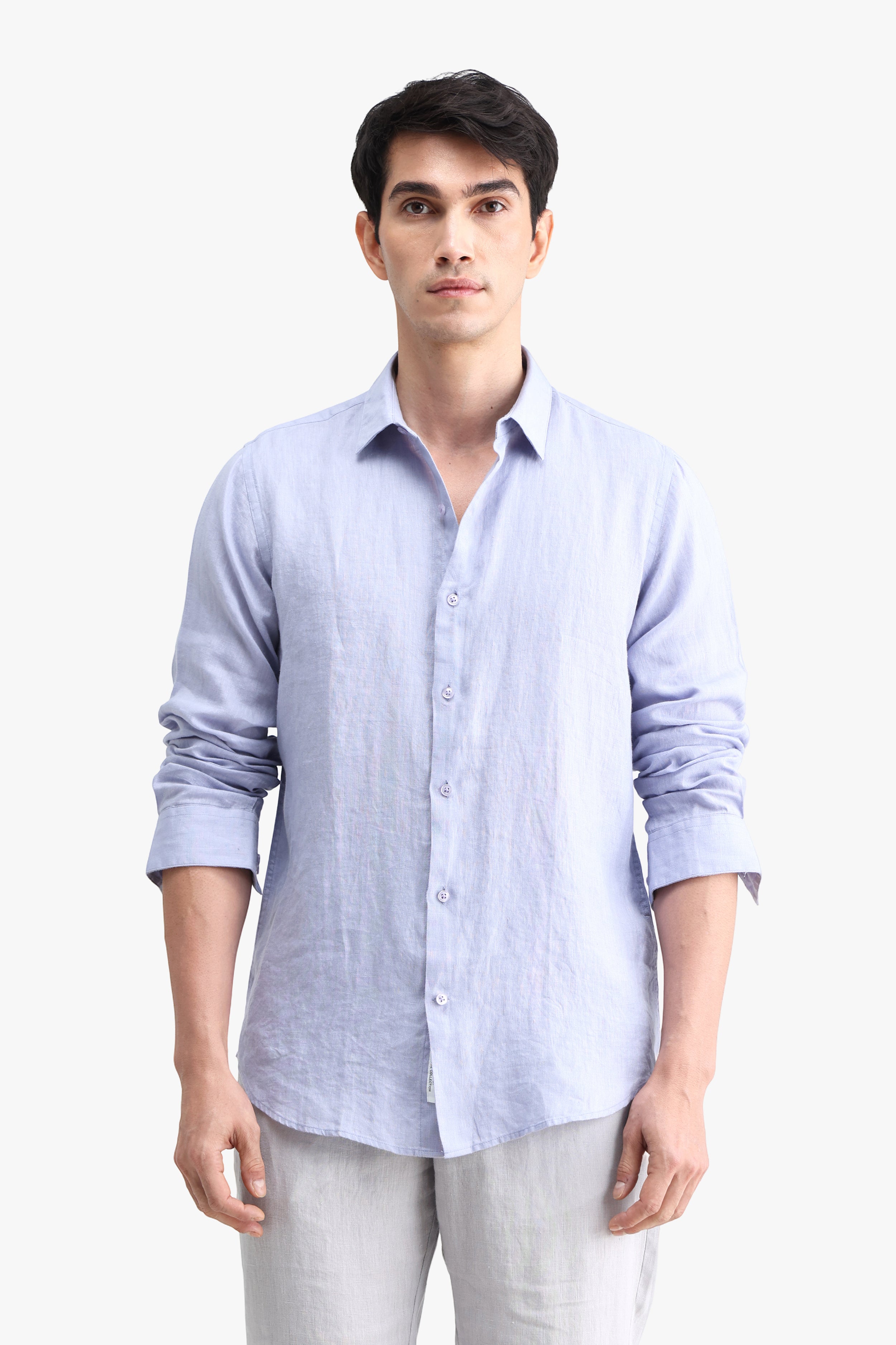 100% PURE LINEN FULL SLEEVE SHIRT