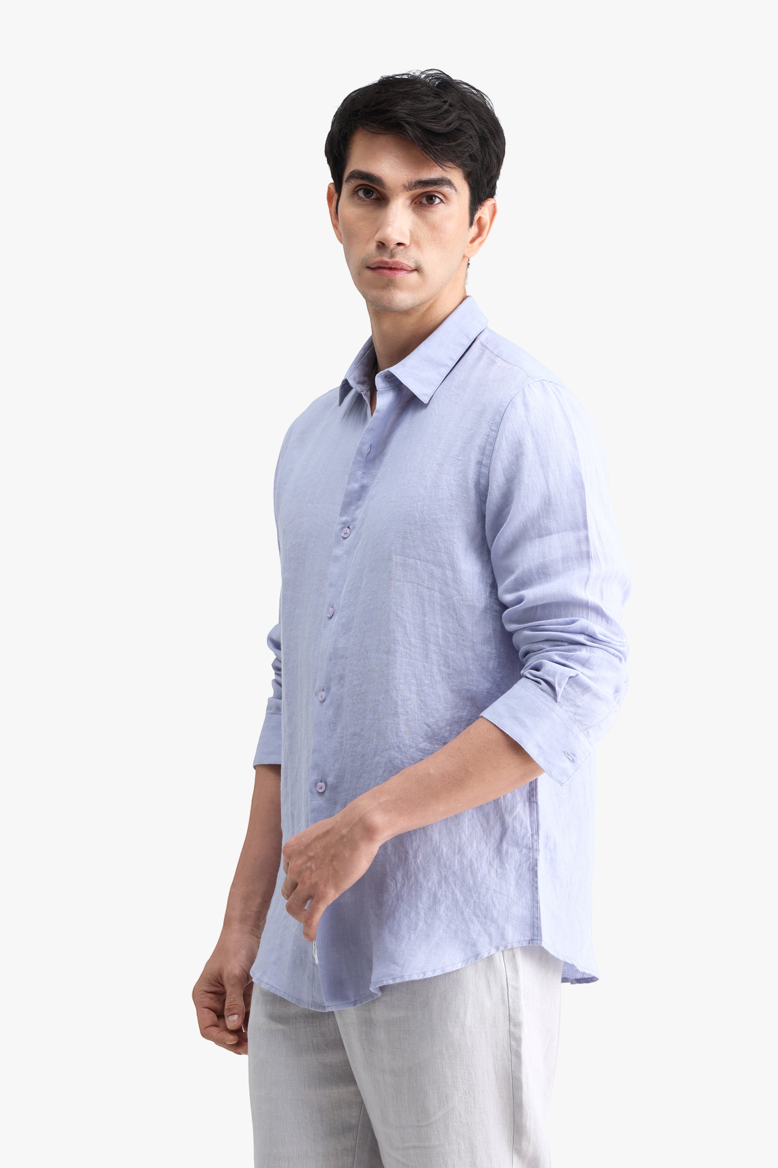 100% PURE LINEN FULL SLEEVE SHIRT