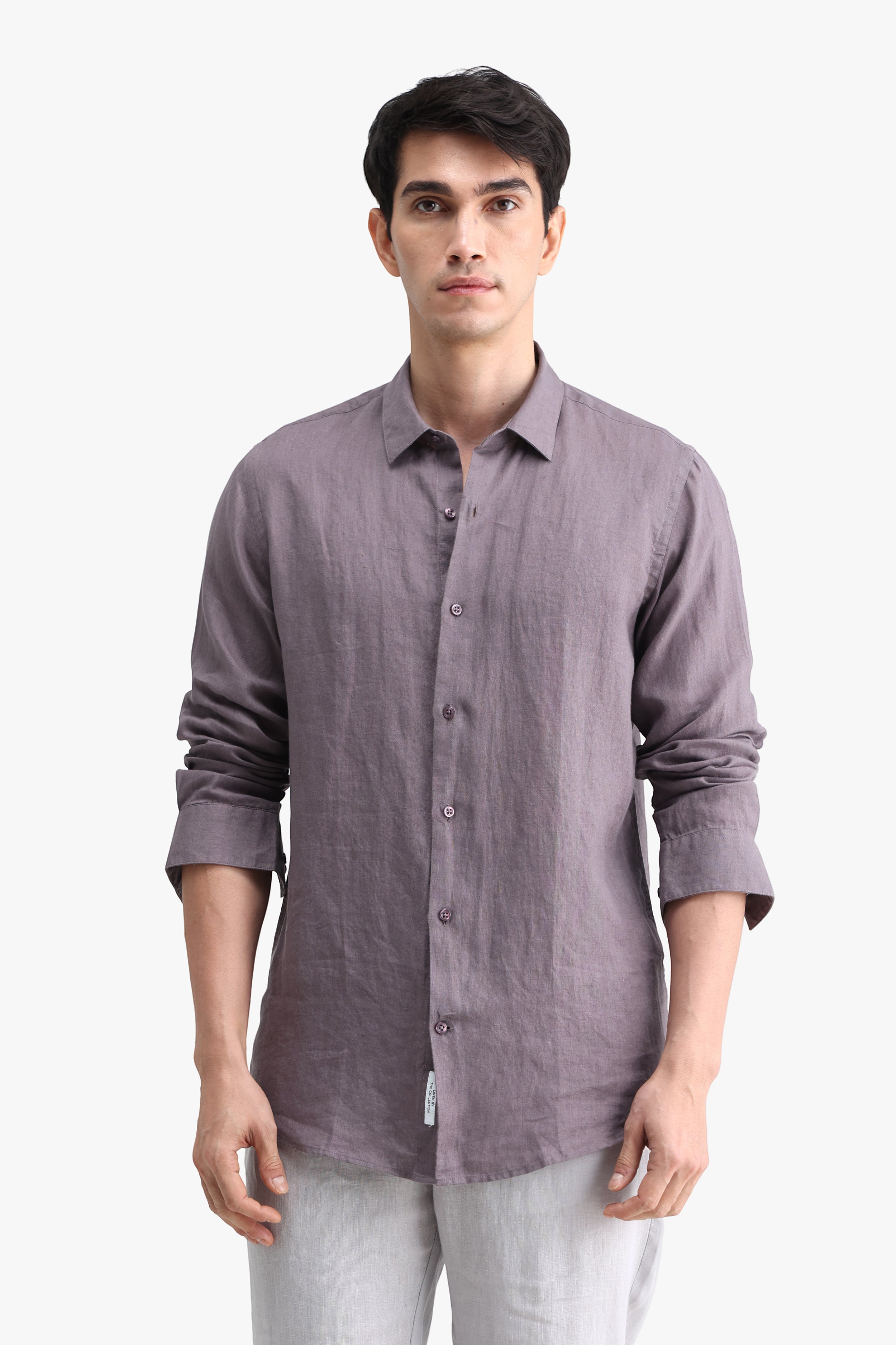 100% PURE LINEN FULL SLEEVE SHIRT