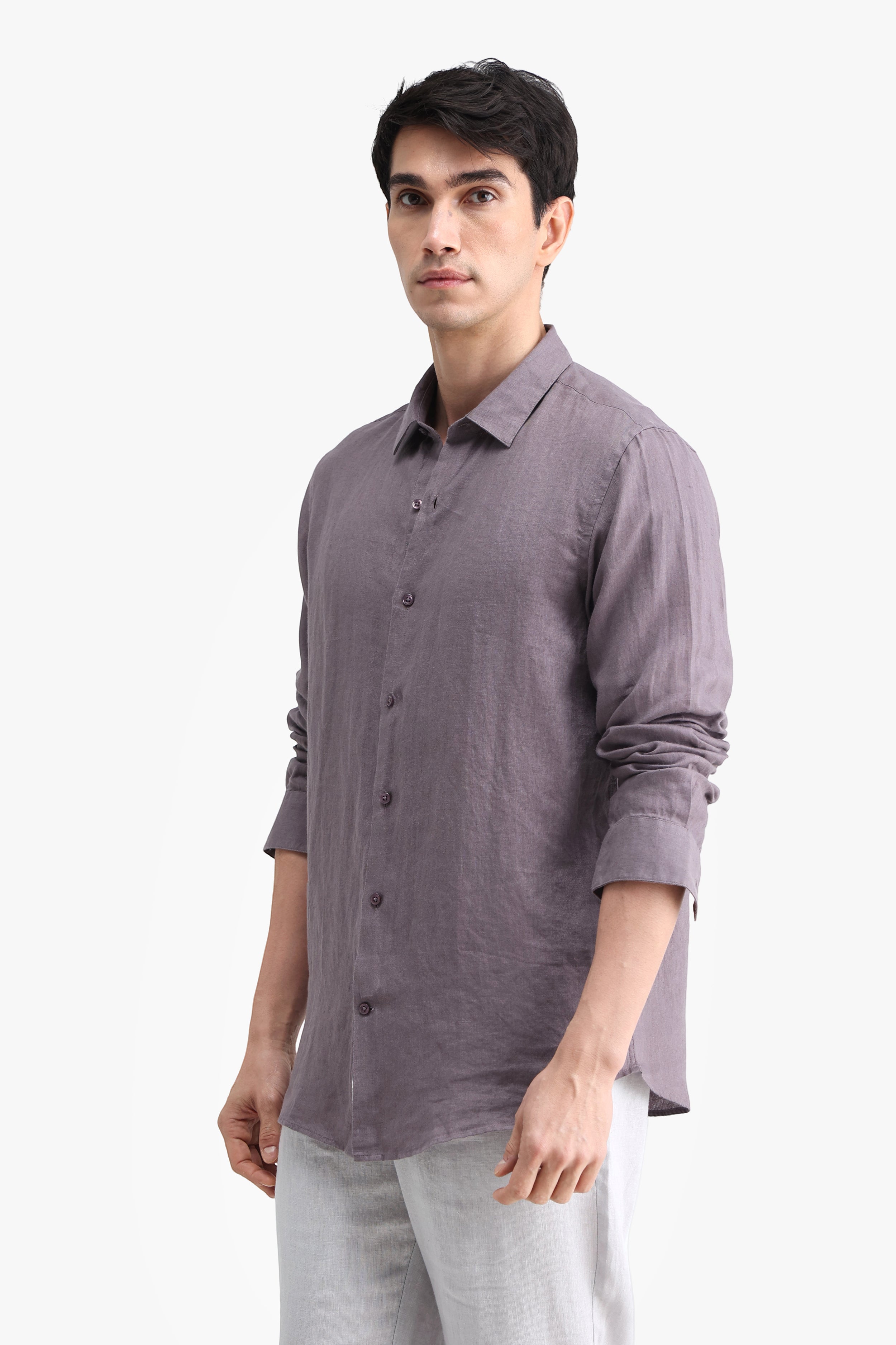 100% PURE LINEN FULL SLEEVE SHIRT