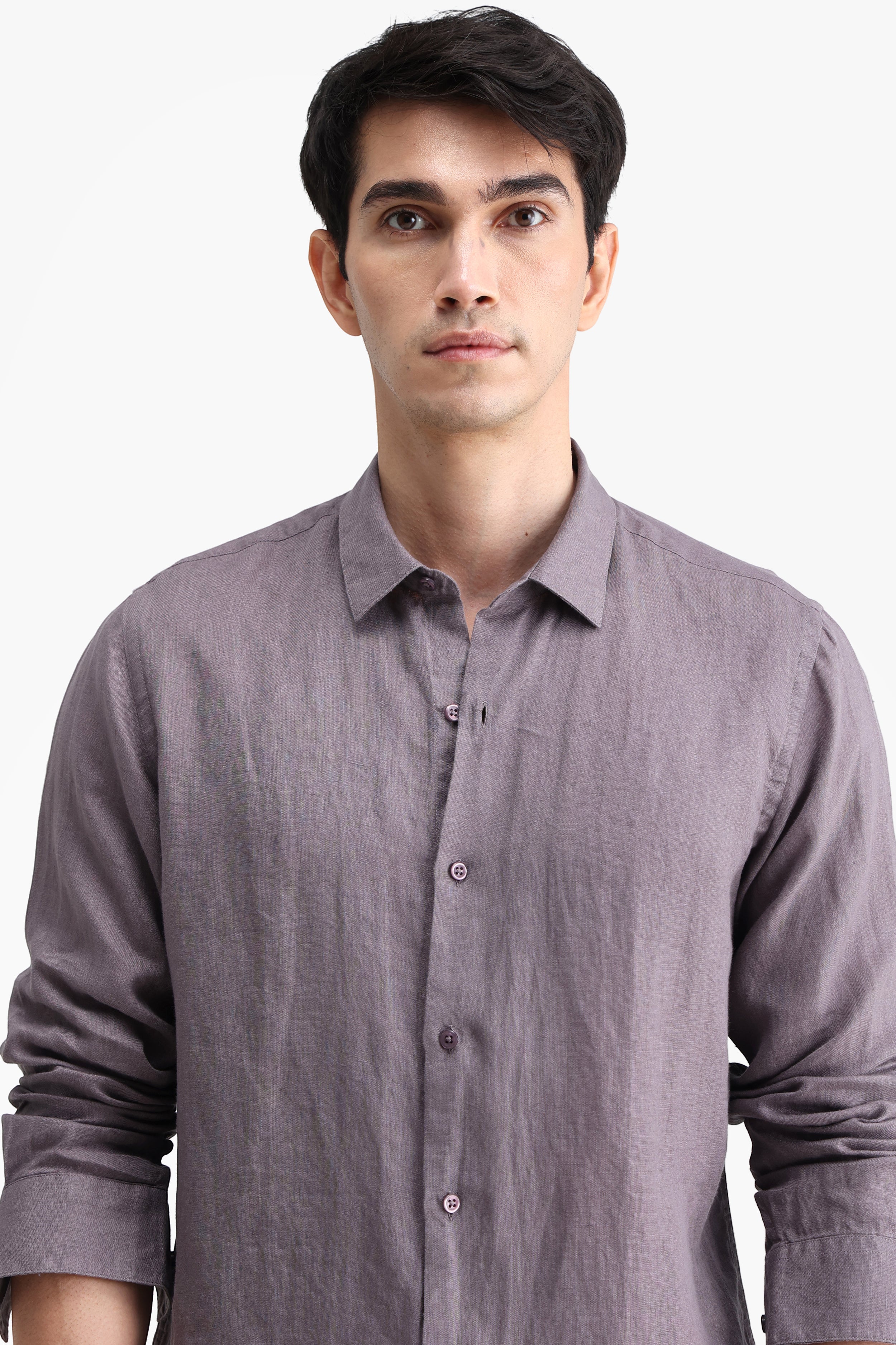 100% PURE LINEN FULL SLEEVE SHIRT