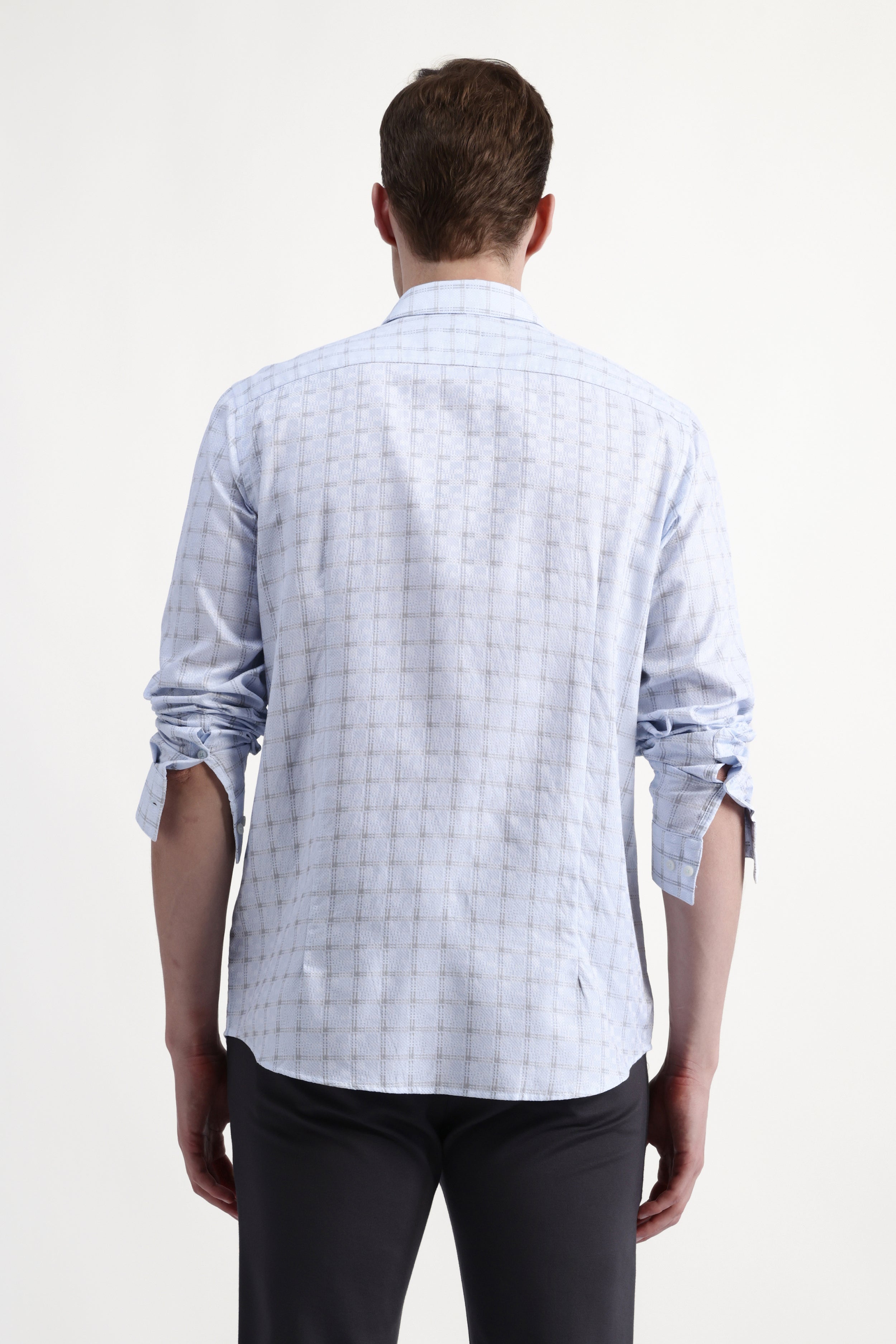 FULL SLEEVES CHECKED SHIRT