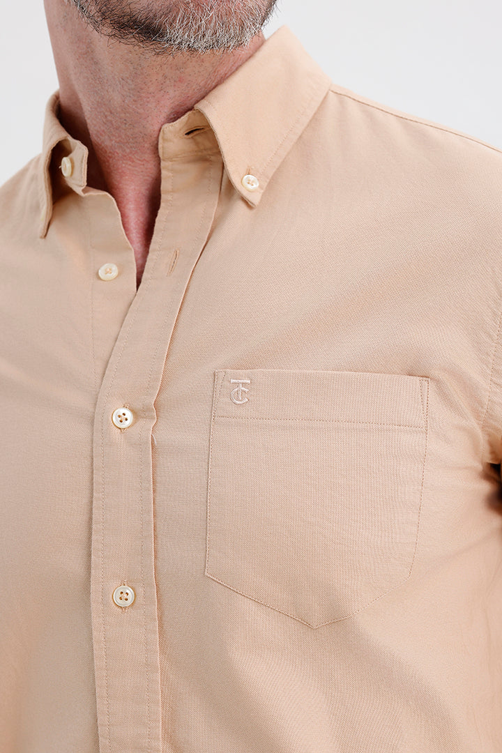 HAZELNUT OXFORD SHIRT
