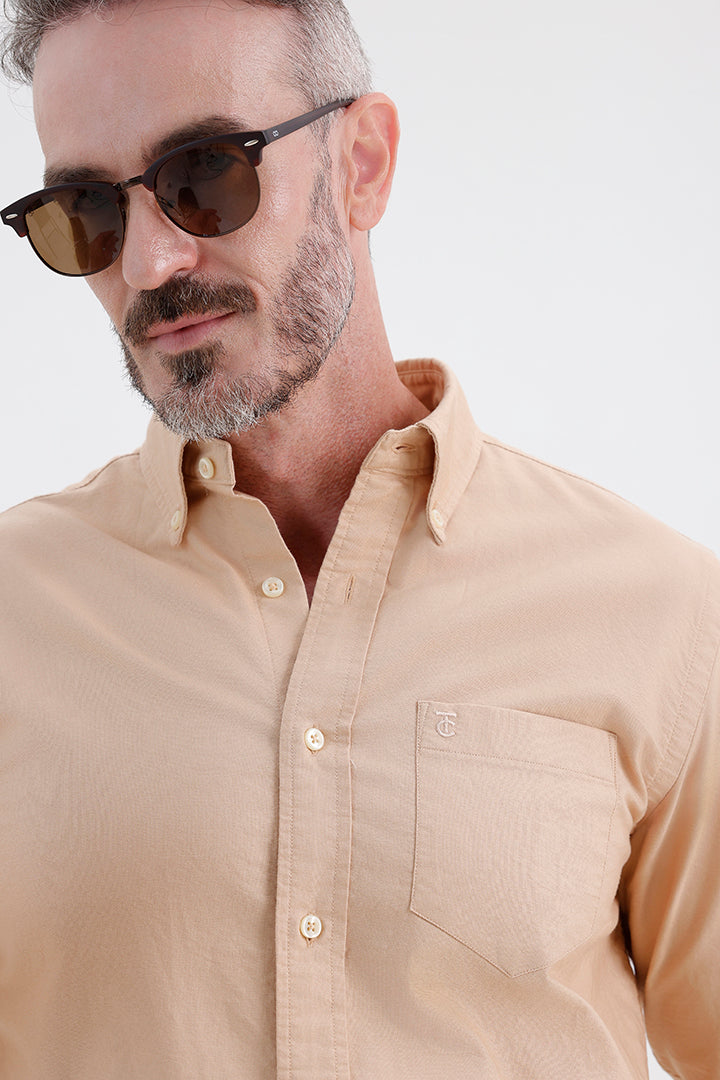 HAZELNUT OXFORD SHIRT