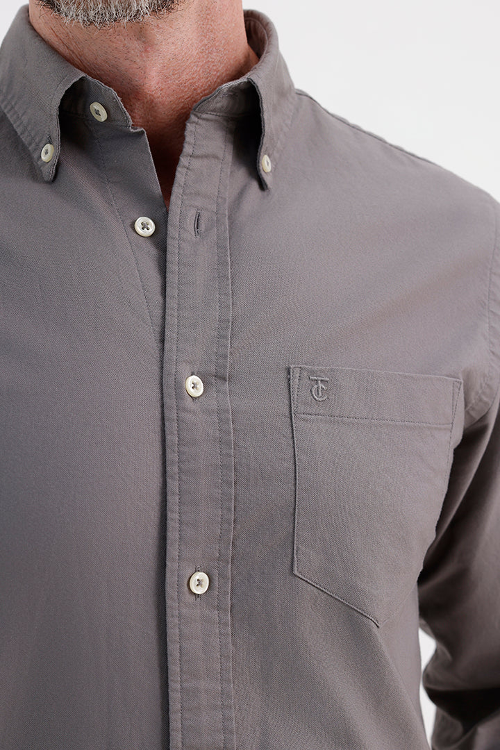 PEWTER OXFORD SHIRT