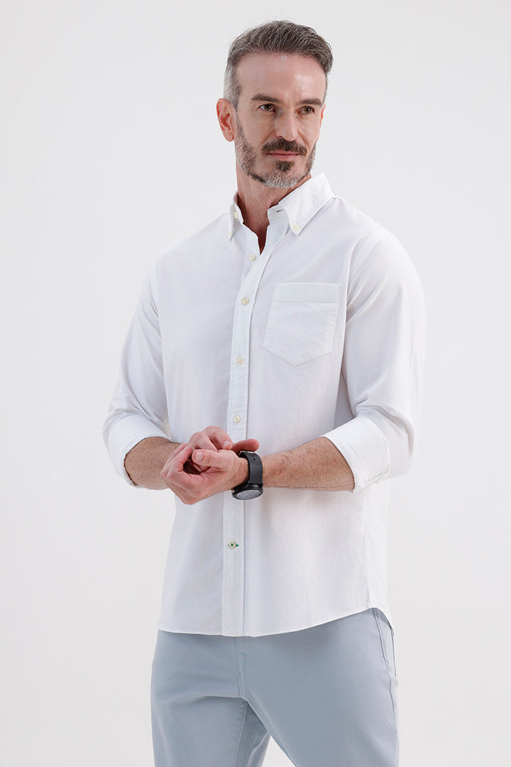 WHITE OXFORD SHIRT