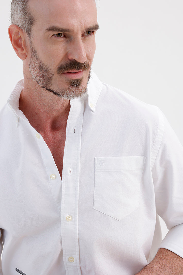 WHITE OXFORD SHIRT