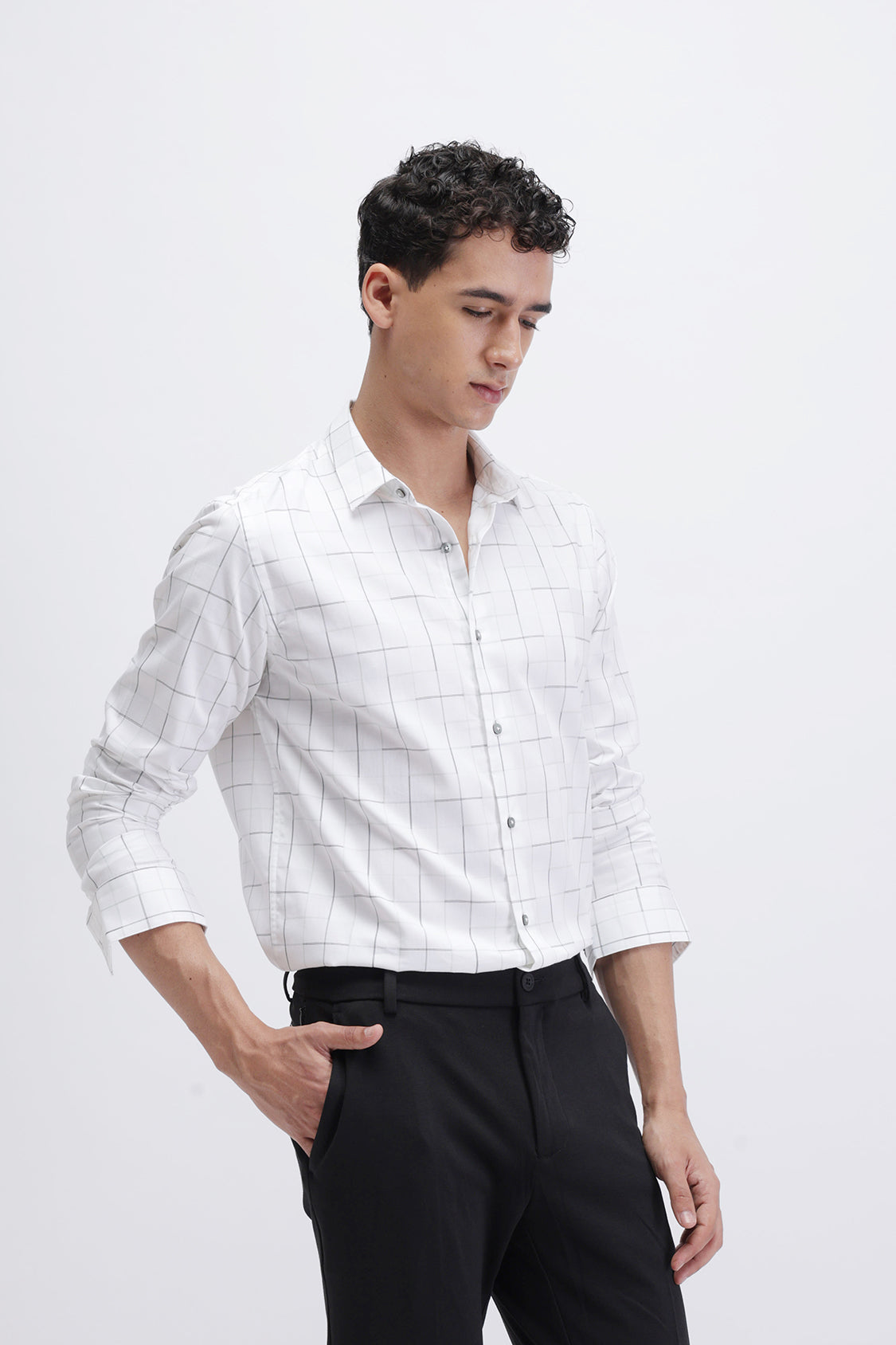FULL SLEEVES CHECKED SHIRT