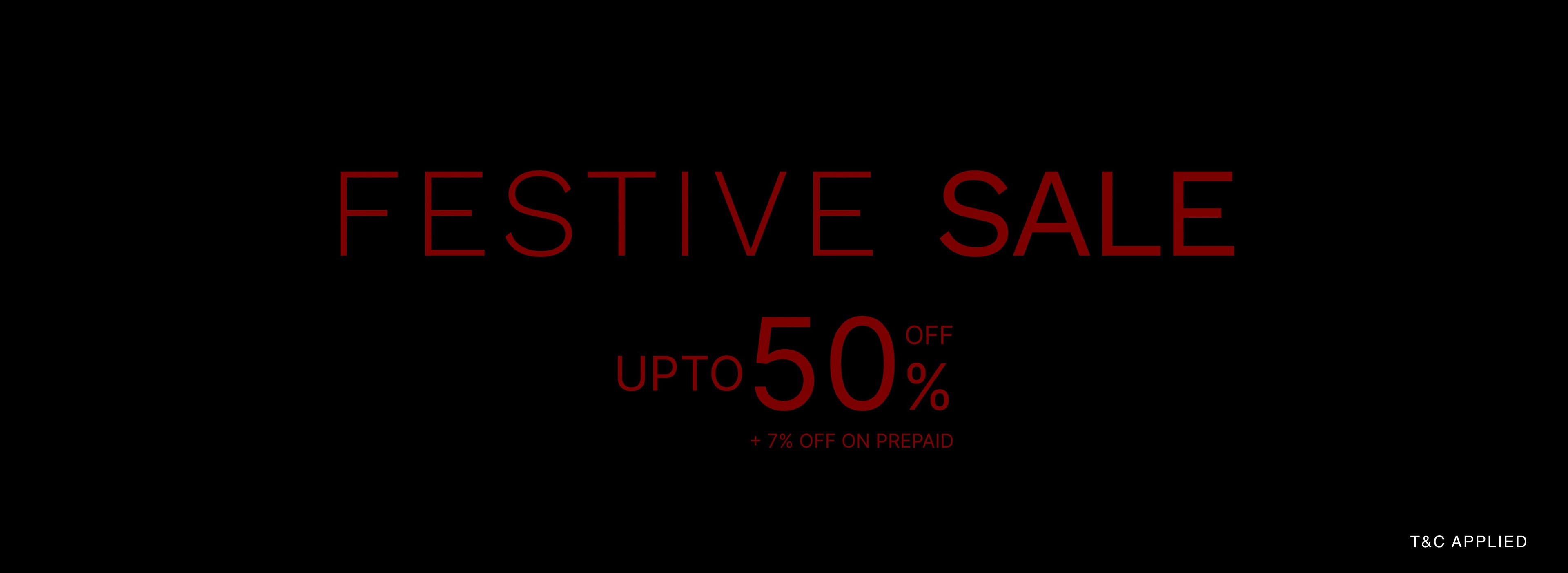 FESTIVE SALE