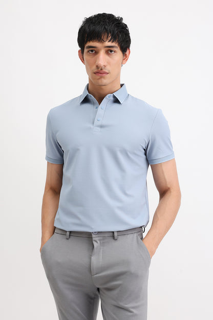 PLAIN POLO T-SHIRT