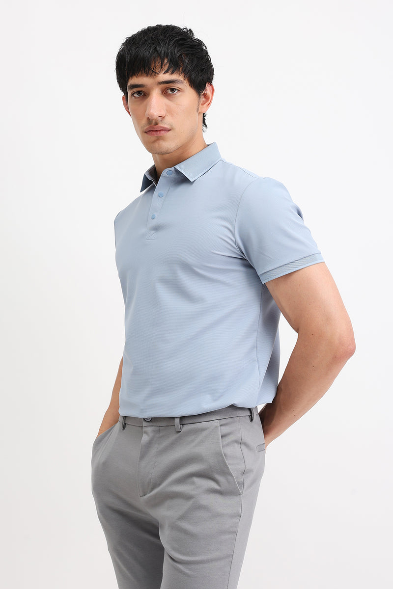 PLAIN POLO T-SHIRT
