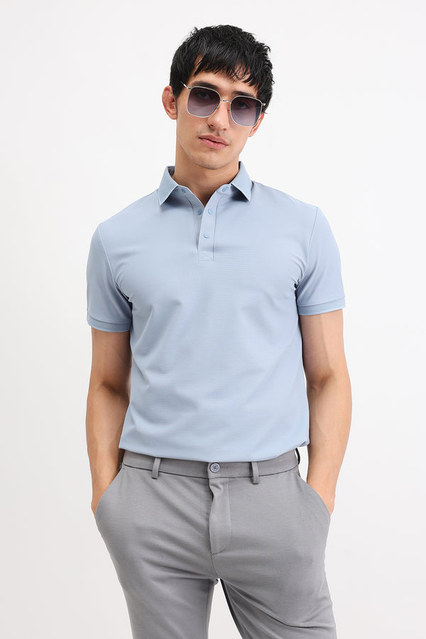 PLAIN POLO T-SHIRT